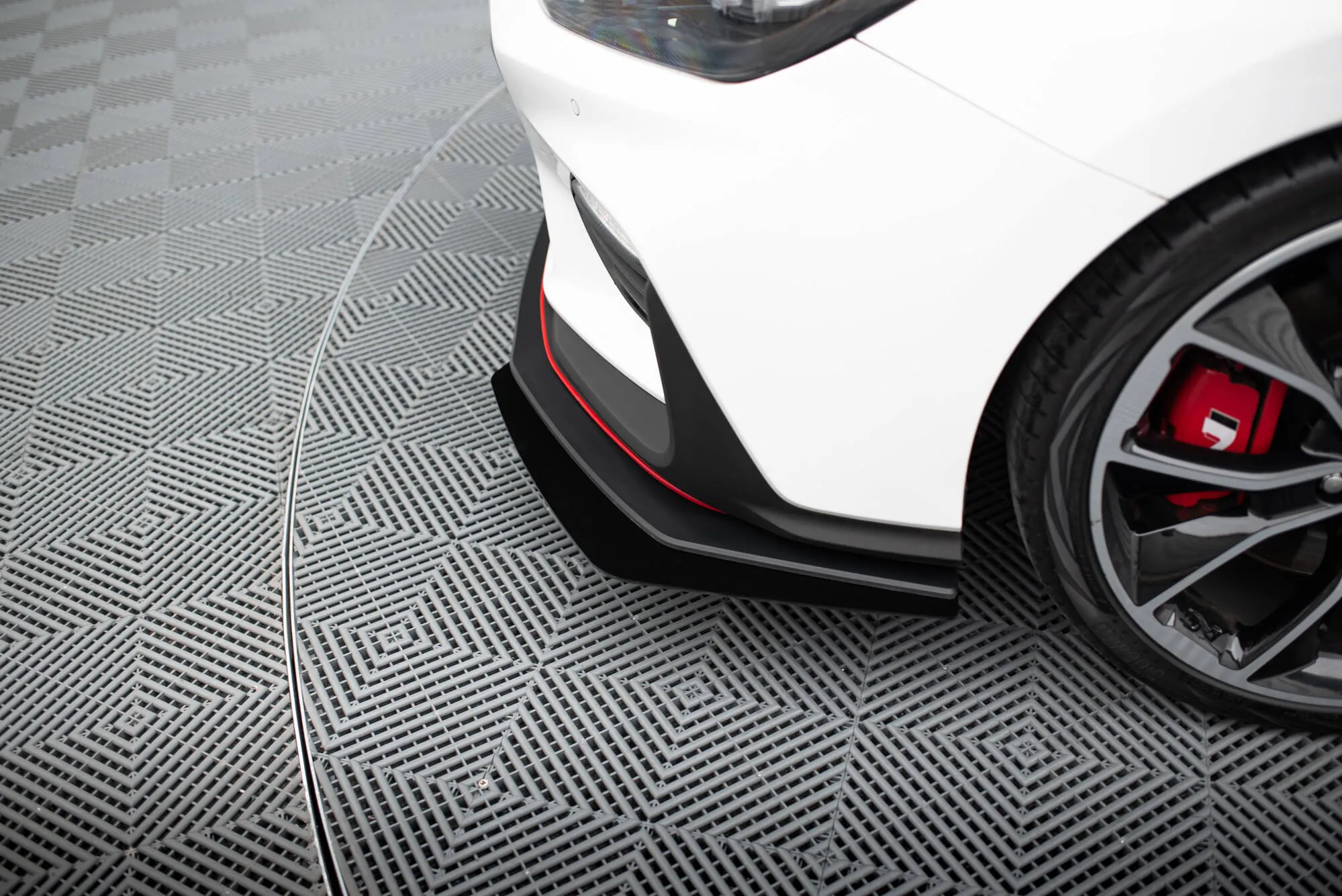 Frontspoiler + Flopper Hyundai i30 III N / i30 III Fastback 2017-2020 | Street Pro Black Edition – bilde 5