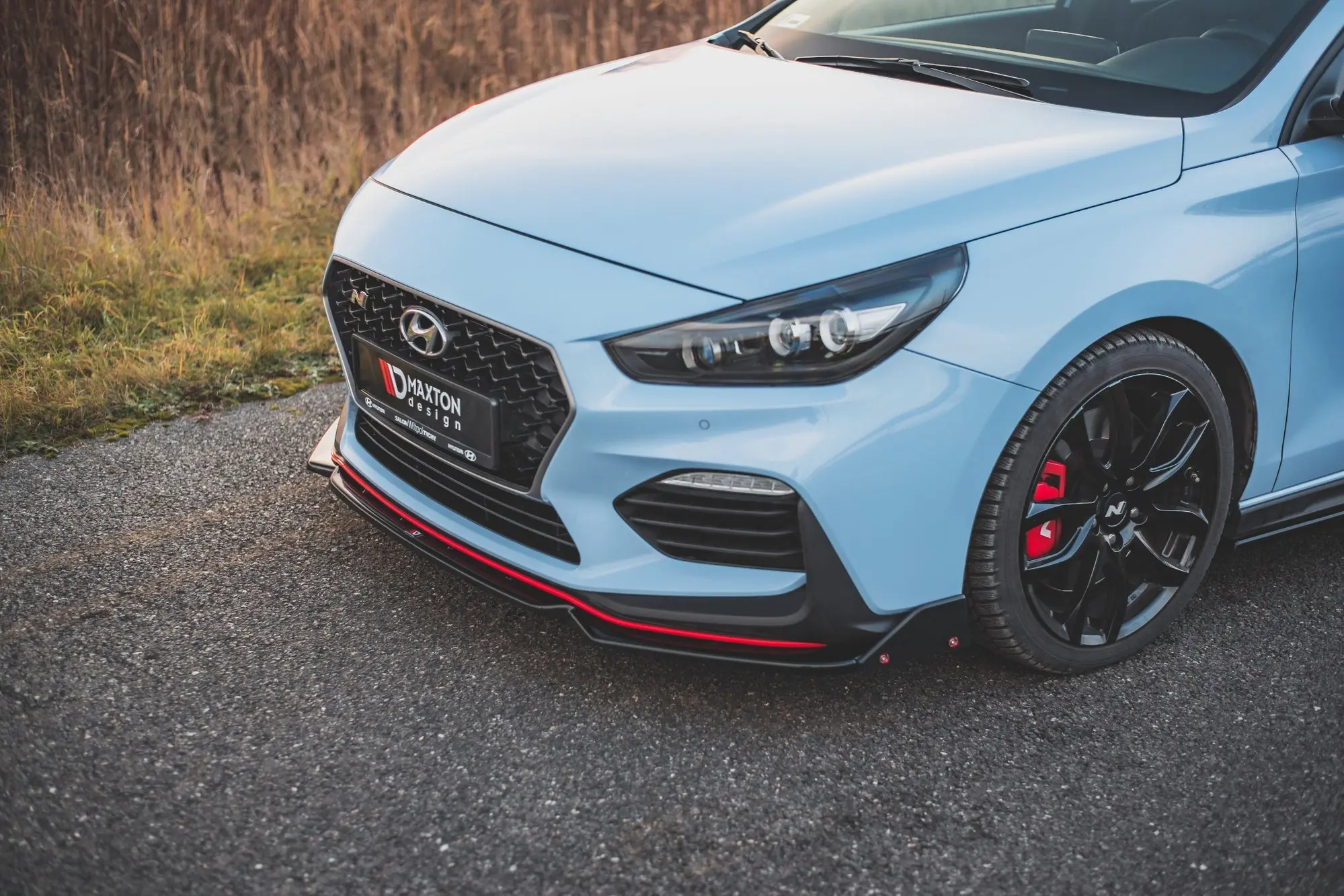 Frontspoiler + Flopper Hyundai i30 III N / i30 III Fastback 2017-2020 | V.6 Glossy Black Edition – bilde 2