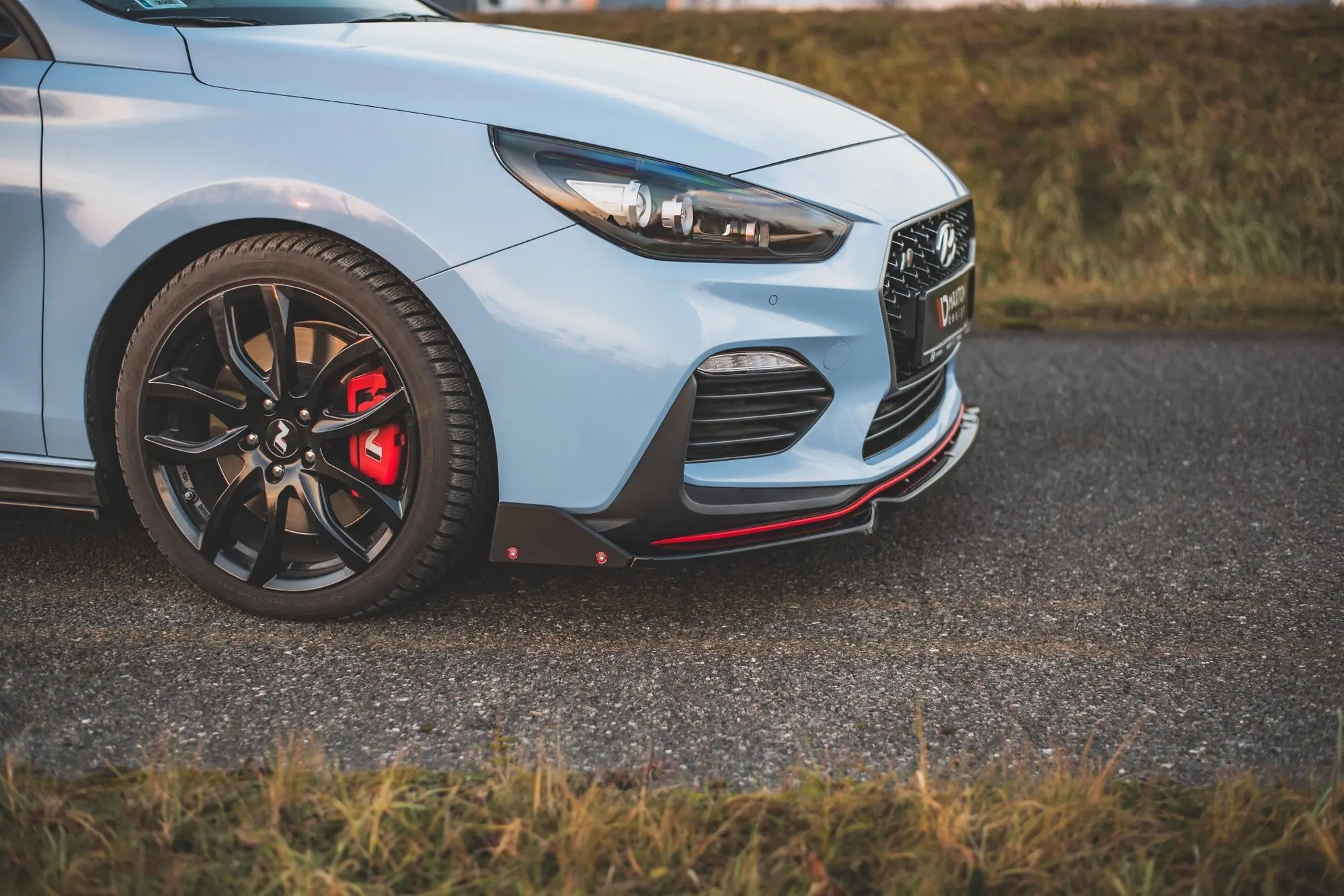 Frontspoiler + Flopper Hyundai i30 III N / i30 III Fastback 2017-2020 | V.6 Glossy Black Edition – bilde 5