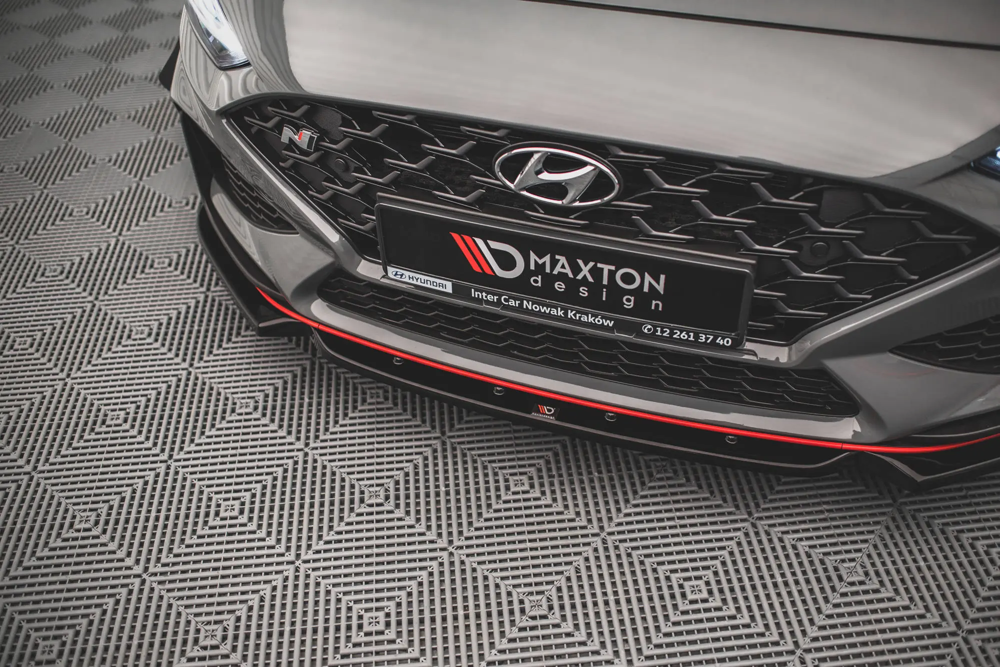 Frontspoiler + Flopper Hyundai i30 III N / i30 III Fastback Facelift 2020-> | V.1 Glossy Black Edition – bilde 3
