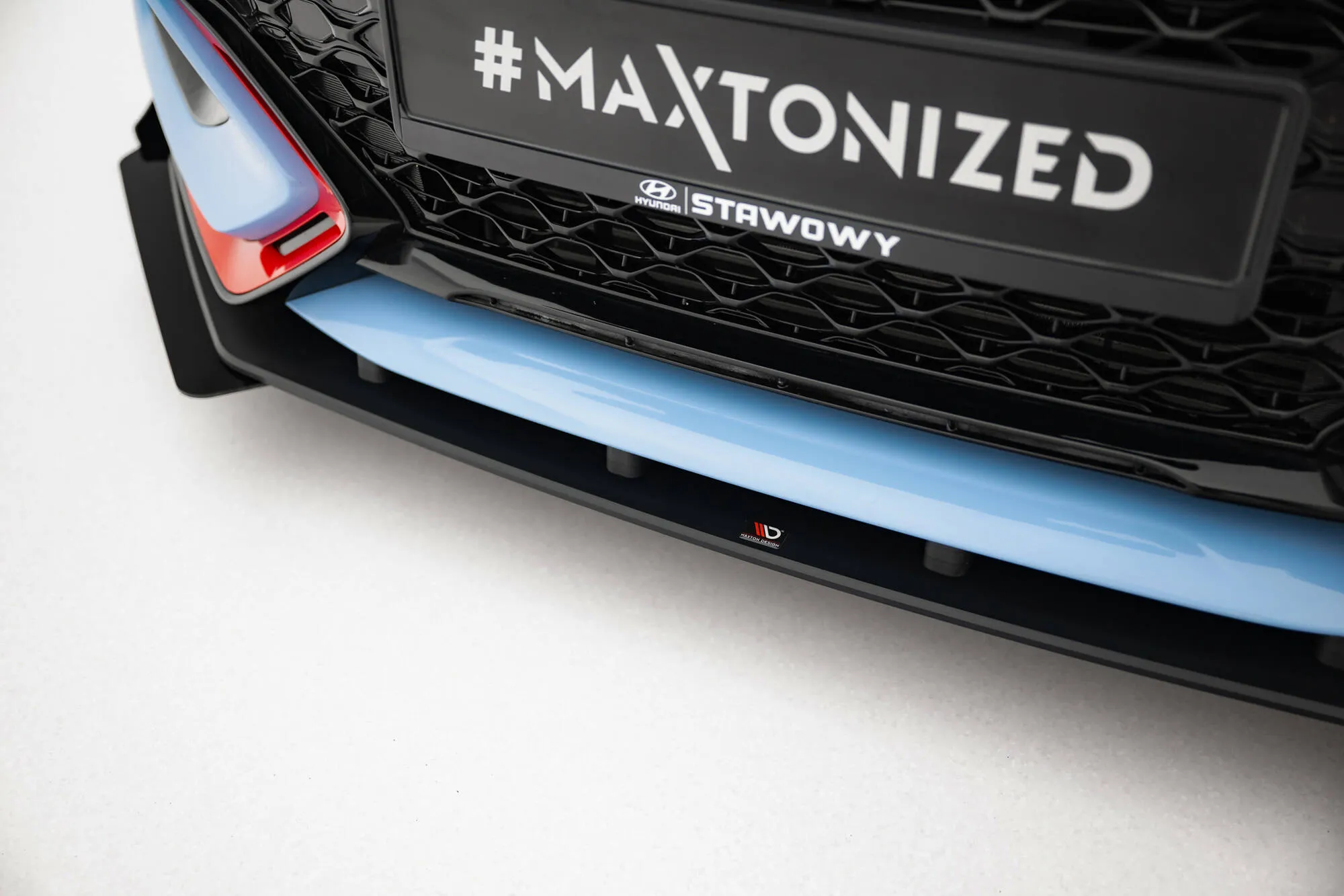 Frontspoiler + Flopper Hyundai Veloster N II 2018 - 2022 | Street Pro Black Edition – bilde 3