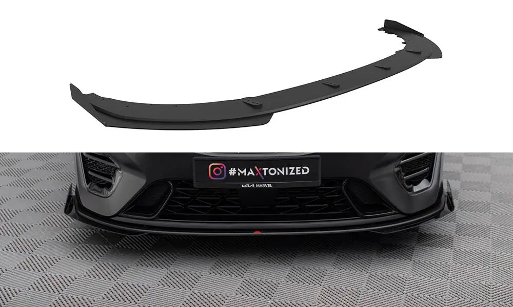 Frontspoiler + flopper Kia Proceed GT facelift 2021 - > | Street Pro Black Edition – bilde 3