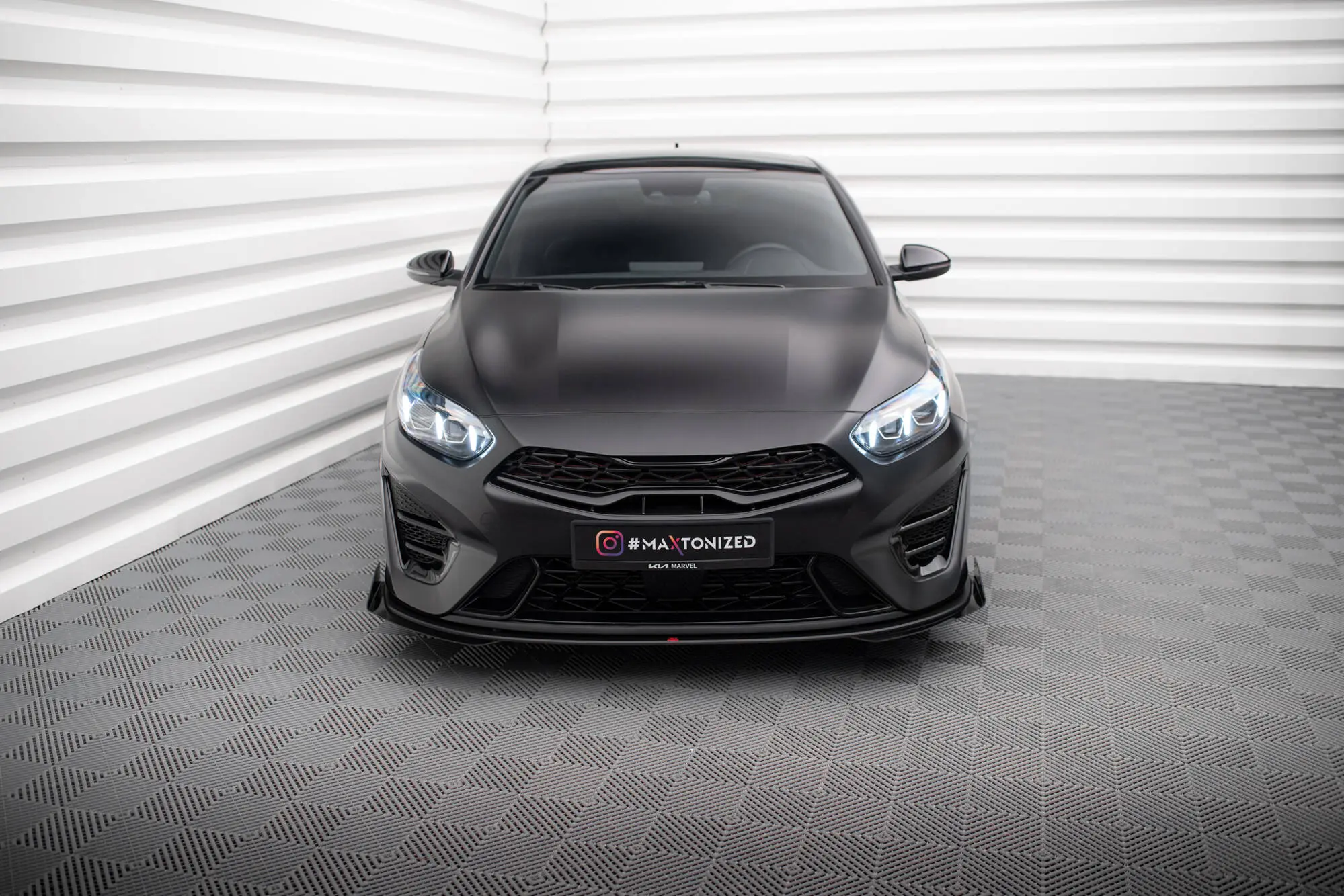 Frontspoiler + flopper Kia Proceed GT facelift 2021 - > | Street Pro Black Edition – bilde 4