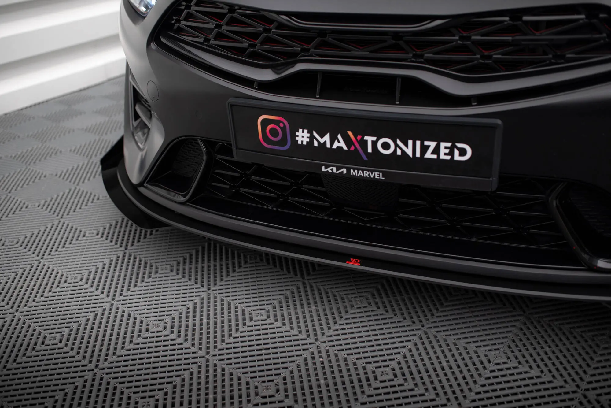 Frontspoiler + flopper Kia Proceed GT facelift 2021 - > | Street Pro Black Edition – bilde 5
