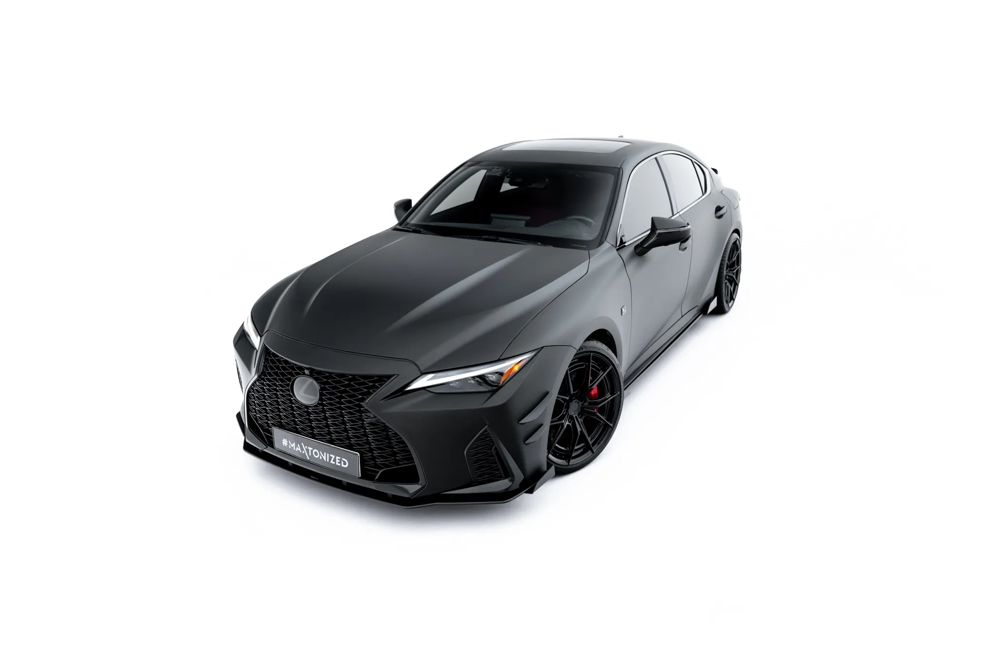 Frontspoiler + Flopper Lexus IS 500 III Facelift 2 (XE30) 2020 -> | Street Pro Black Edition – bilde 3