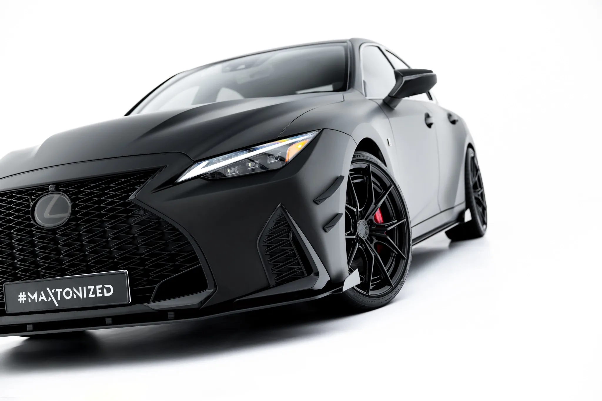 Frontspoiler + Flopper Lexus IS 500 III Facelift 2 (XE30) 2020 -> | Street Pro Black Edition – bilde 4