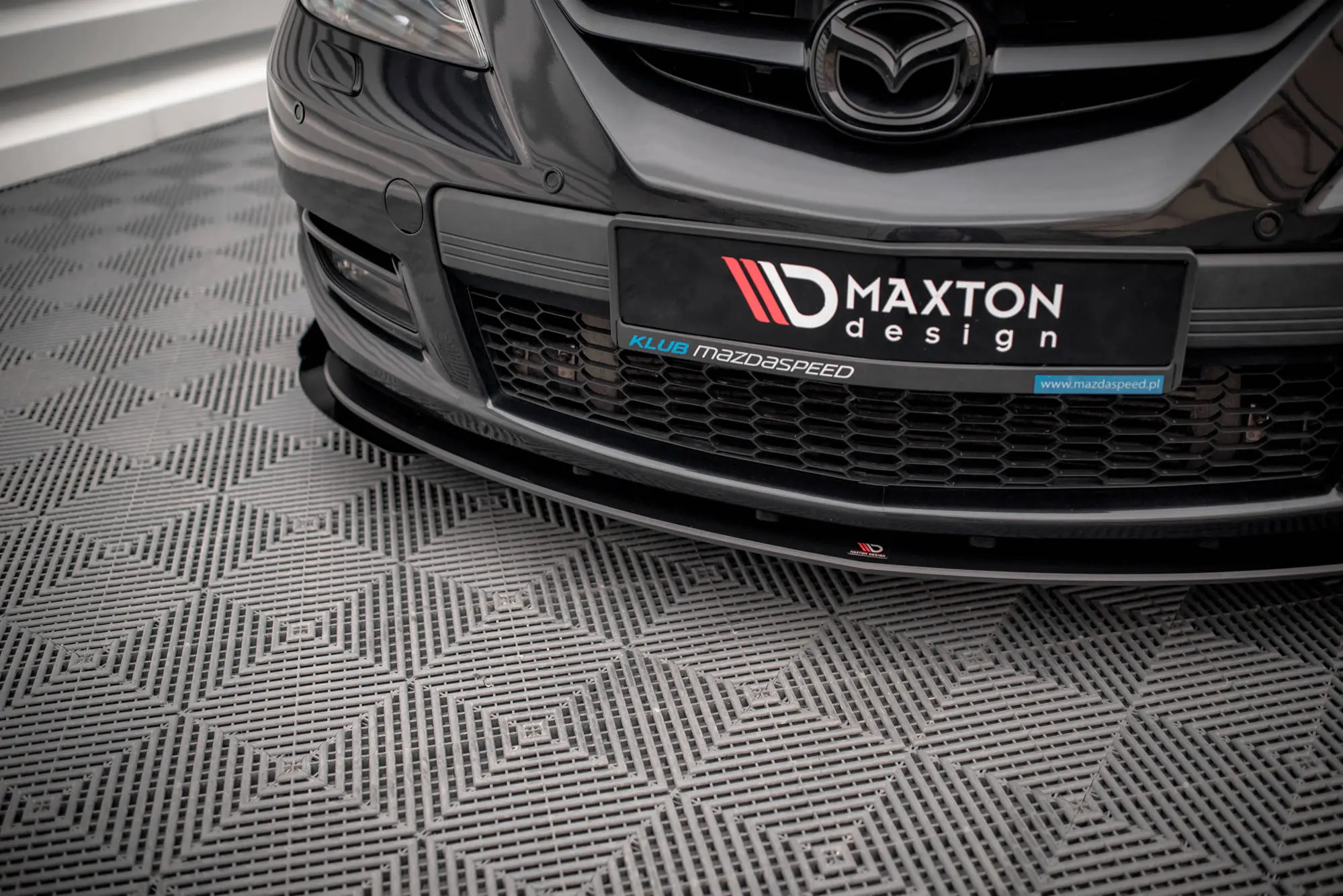 Frontspoiler + Flopper Mazda 3 I MPS 2006-2008 | V.1 Street Pro Black Edition
