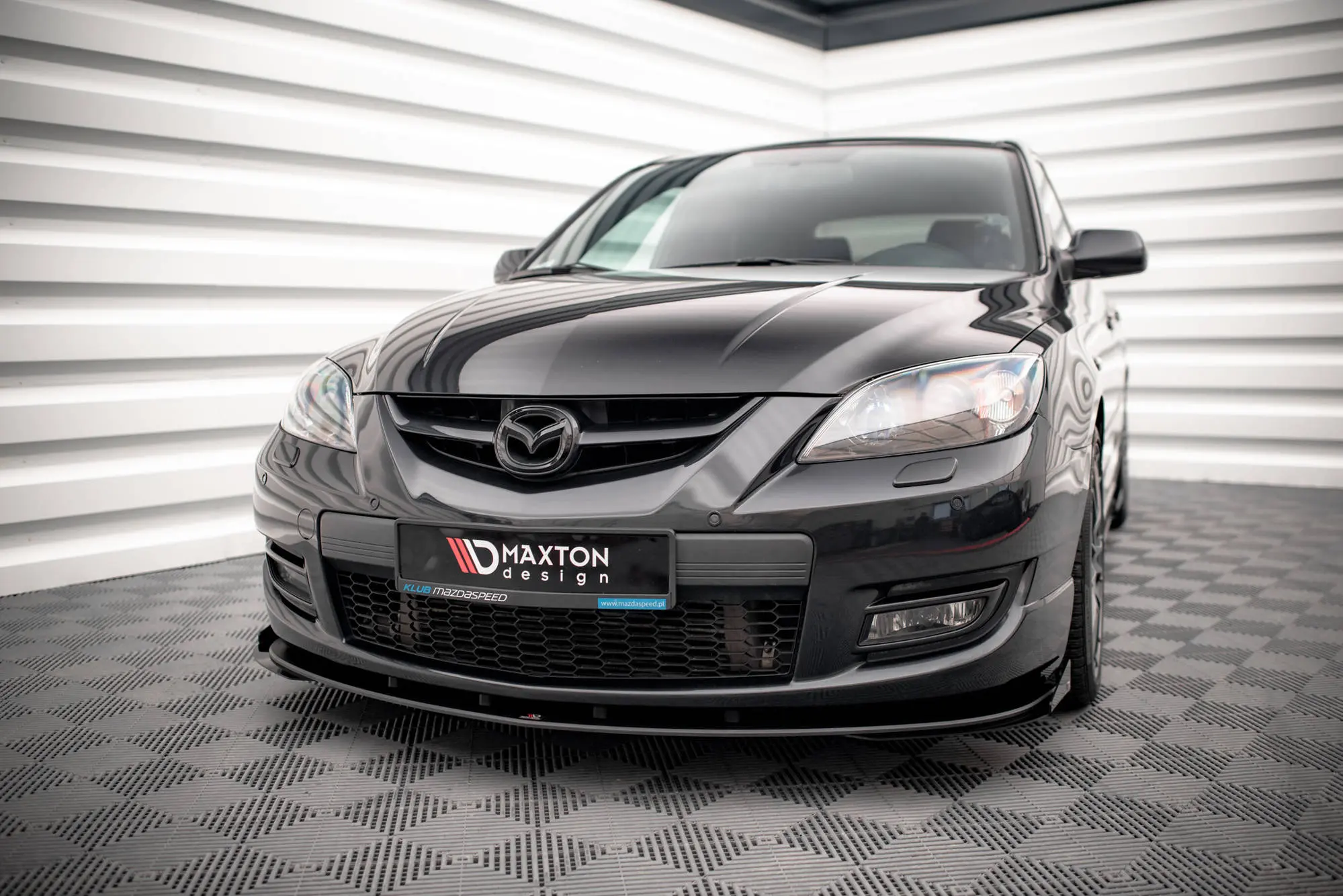 Frontspoiler + Flopper Mazda 3 I MPS 2006-2008 | V.1 Street Pro Black Edition – bilde 2