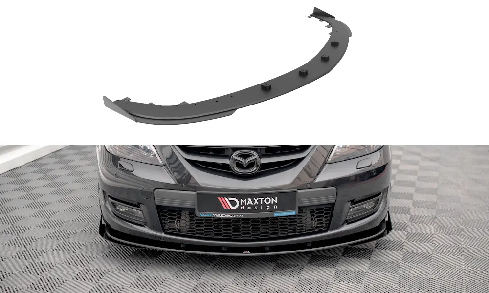 Frontspoiler + Flopper Mazda 3 I MPS 2006-2008 | V.1 Street Pro Black Edition – bilde 3