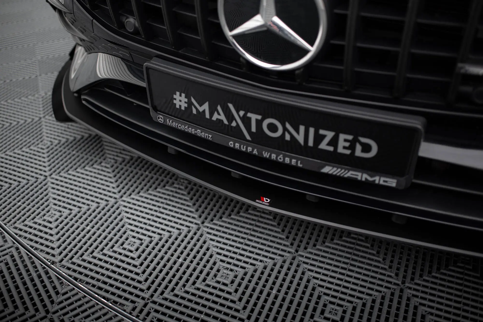 Frontspoiler + flopper Mercedes-AMG A35 (W177 / V177) facelift 2023 - > | Street Pro Black Edition