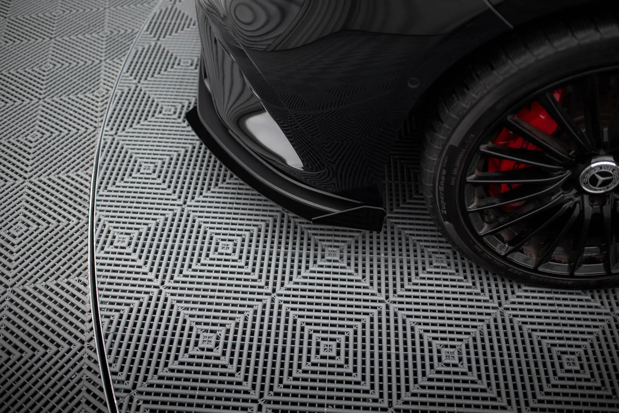 Frontspoiler + flopper Mercedes-AMG A35 (W177 / V177) facelift 2023 - > | Street Pro Black Edition – bilde 3