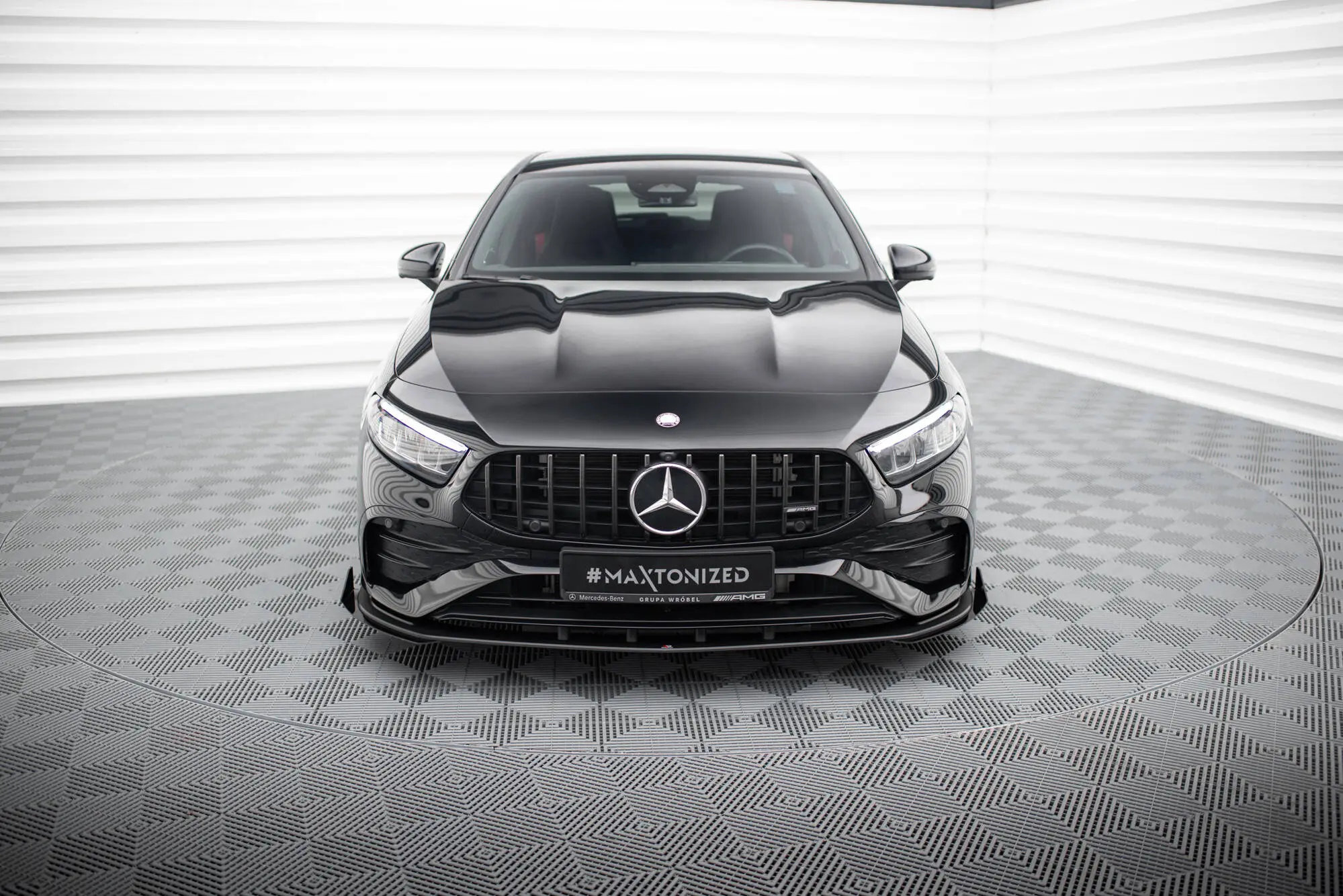 Frontspoiler + flopper Mercedes-AMG A35 (W177 / V177) facelift 2023 - > | Street Pro Black Edition – bilde 4