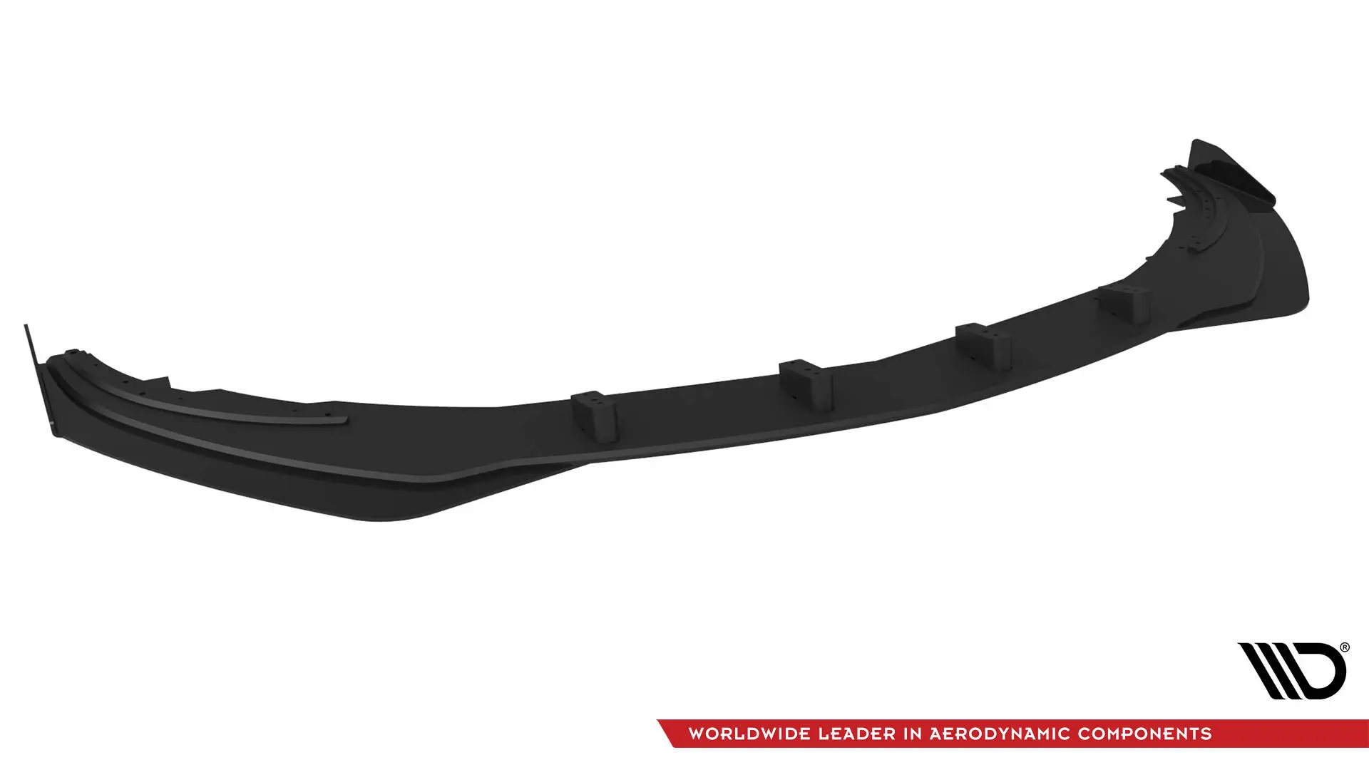 Frontspoiler + flopper Mercedes-Benz A (W176) AMG-Line facelift 2015 - 2018  | Street Pro Black Edition – bilde 5
