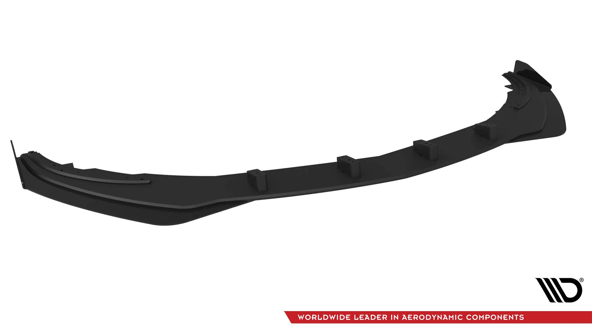 Frontspoiler + Flopper Mercedes-Benz A (W176) AMG-Line facelift 2015 -2018 | Street Pro Black Edition – bilde 4