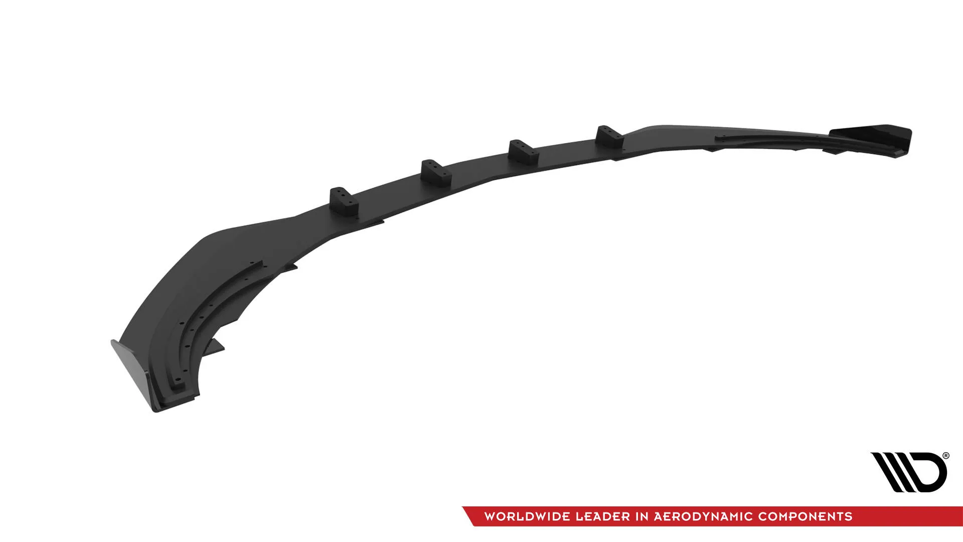 Frontspoiler + Flopper Mercedes-Benz A (W176) AMG-Line facelift 2015 -2018 | Street Pro Black Edition – bilde 5