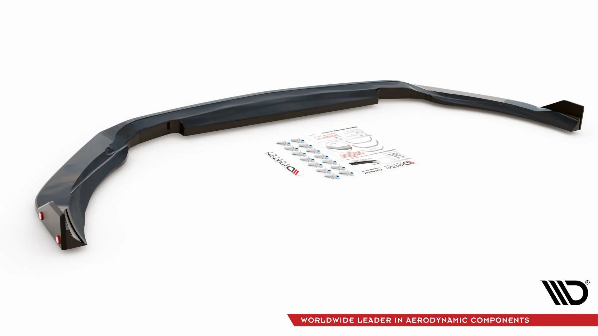 Frontspoiler + flopper Mercedes-Benz AMG 45 S (W177 / V177) Aero Pack 2019-> | V.3  Glossy Black Edition – bilde 5