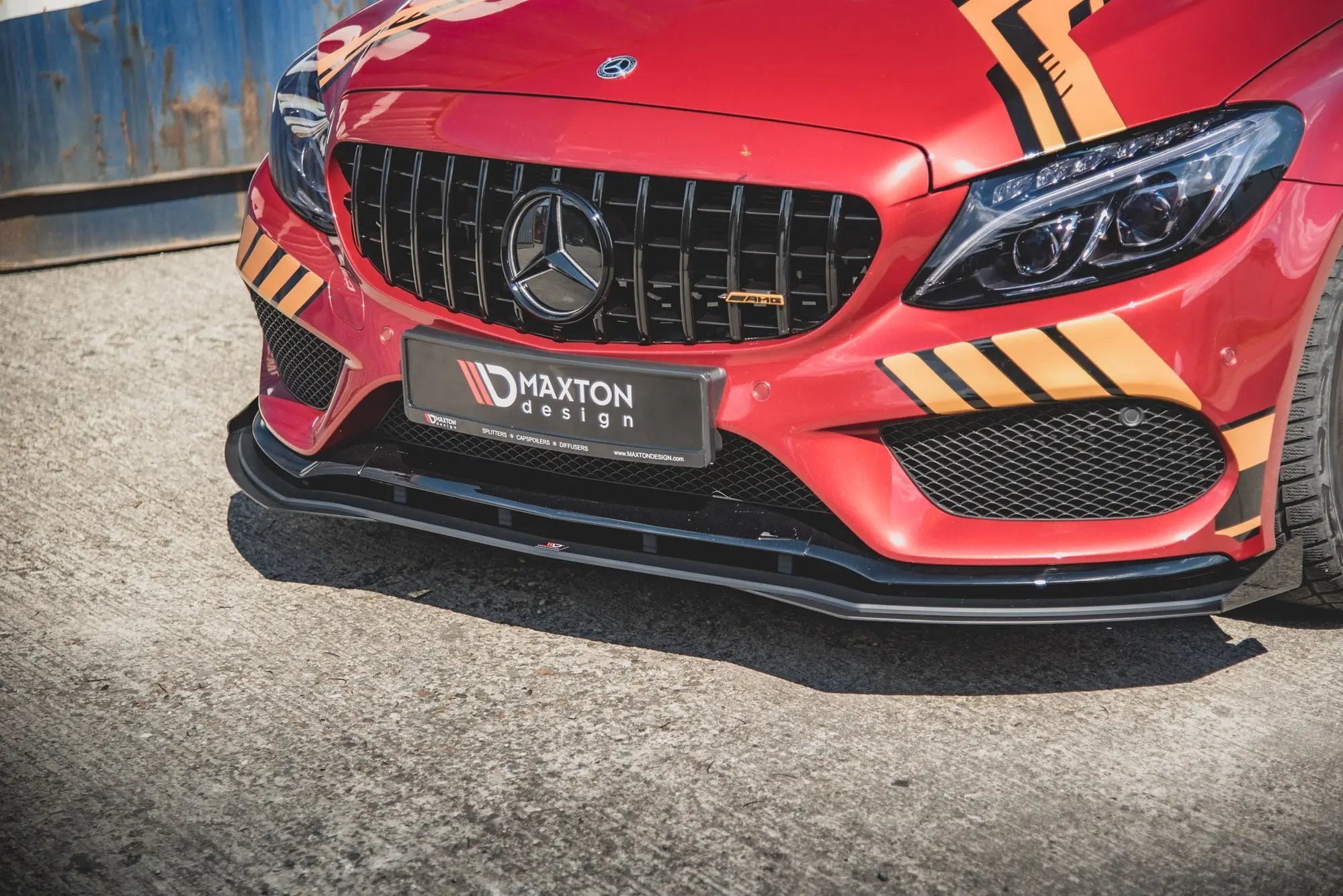 Frontspoiler + flopper Mercedes-Benz AMG C43 Coupe (C205) 2015-> | Street Pro Black Edition – bilde 4