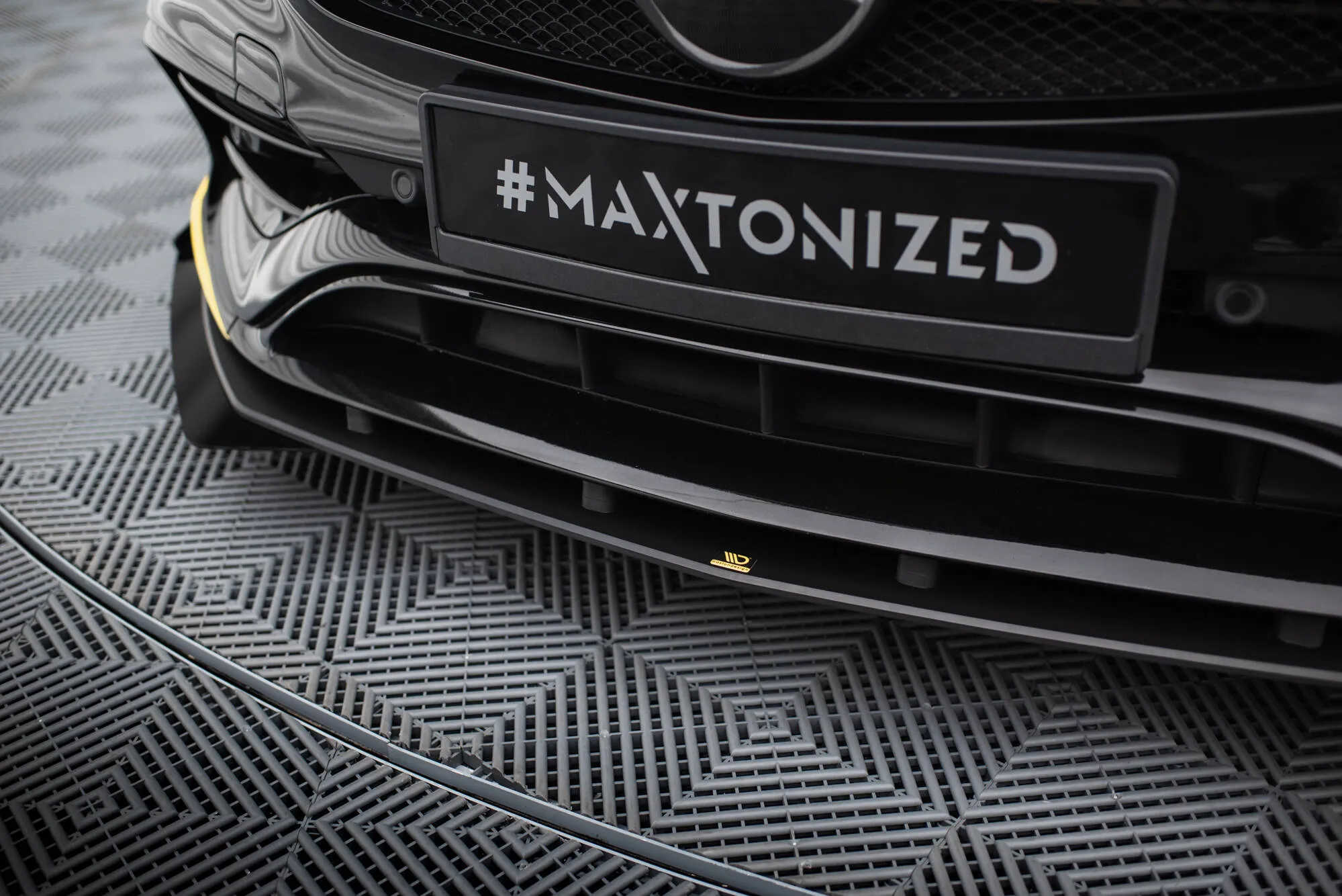 Frontspoiler + Flopper Mercedes-Benz AMG Cla 45 Aero (C117) Facelift 2017 - 2019 | Street Pro Black Edition – bilde 4