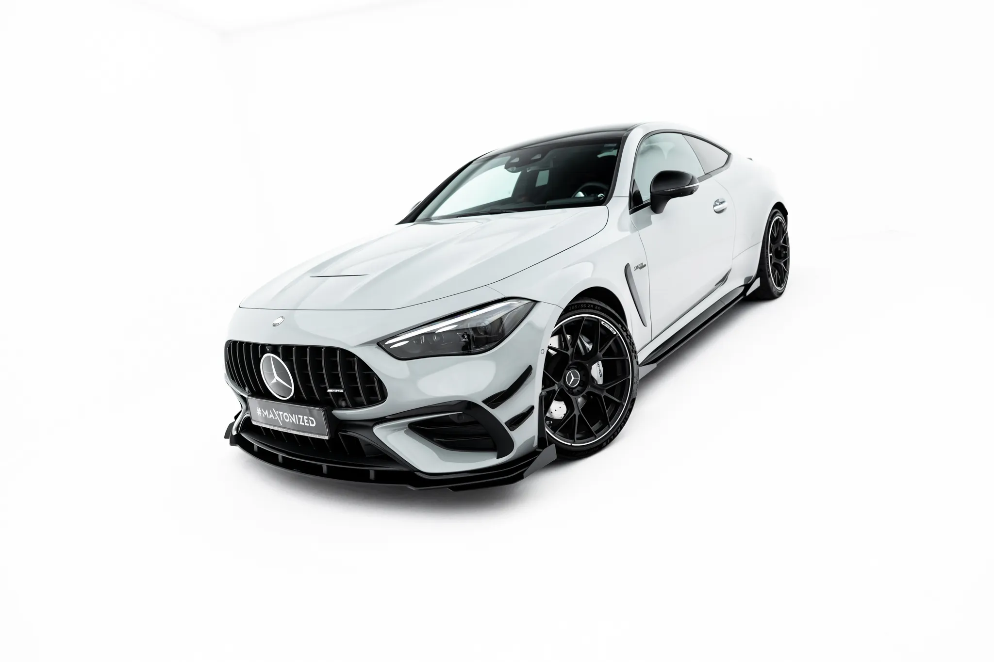 Frontspoiler + Flopper Mercedes-Benz AMG Cle 53 Aero (C236) 2023 -> | Street Pro Black Edition