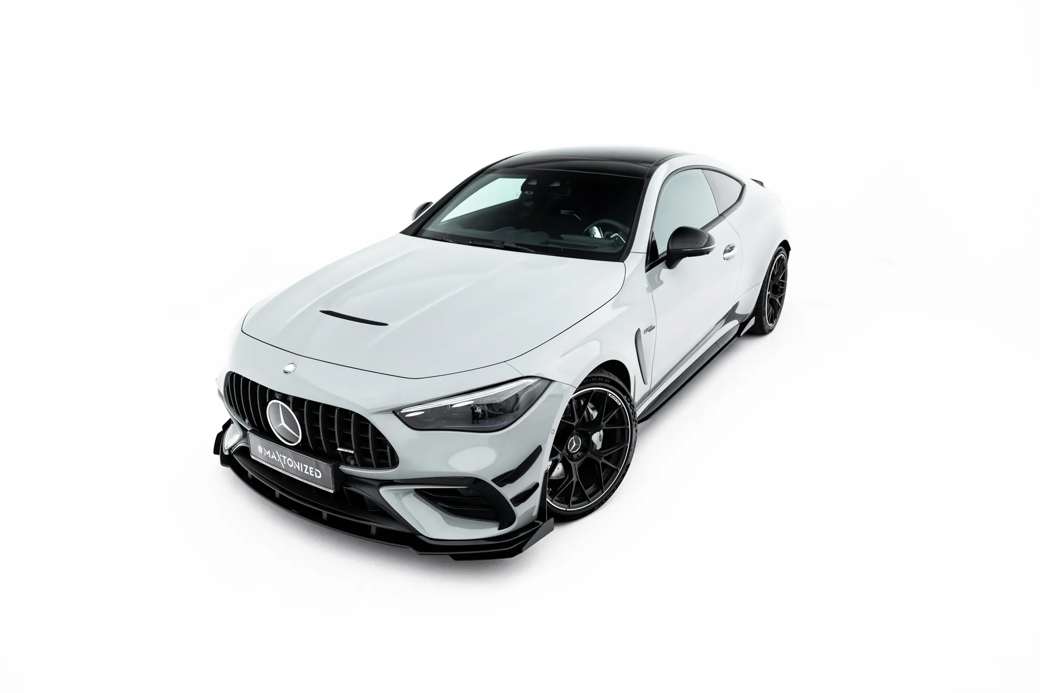 Frontspoiler + Flopper Mercedes-Benz AMG Cle 53 Aero (C236) 2023 -> | Street Pro Black Edition – bilde 9