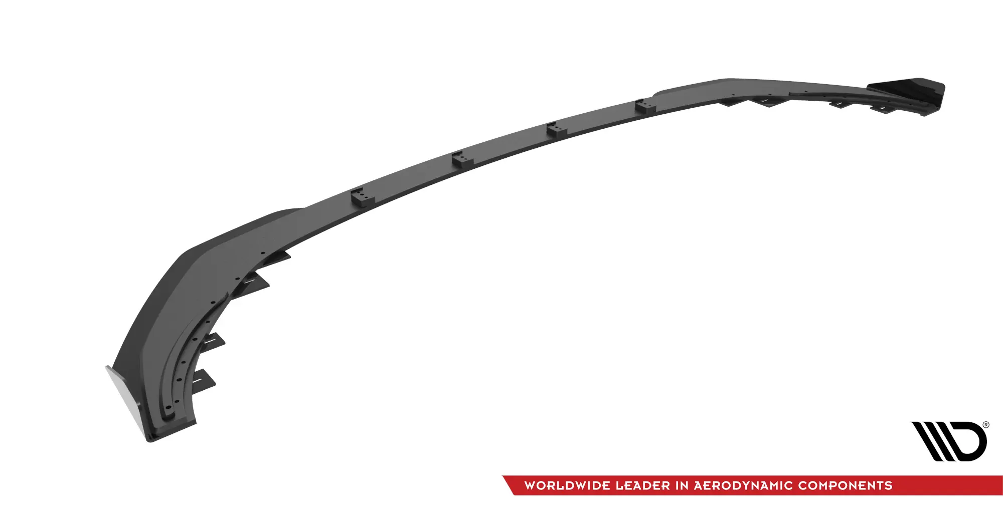 Frontspoiler + flopper Mercedes-Benz C43 AMG Coupe (C205) facelift 2018 - 2022 | Street Pro Black Edition – bilde 6