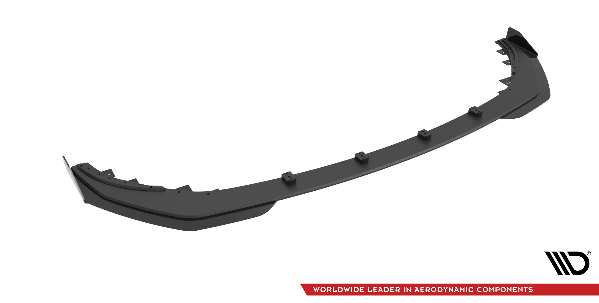 Frontspoiler + Flopper Mercedes-Benz C43 AMG Coupe (C205) facelift 2018 - 2022 | Street Pro Black Edition – bilde 4