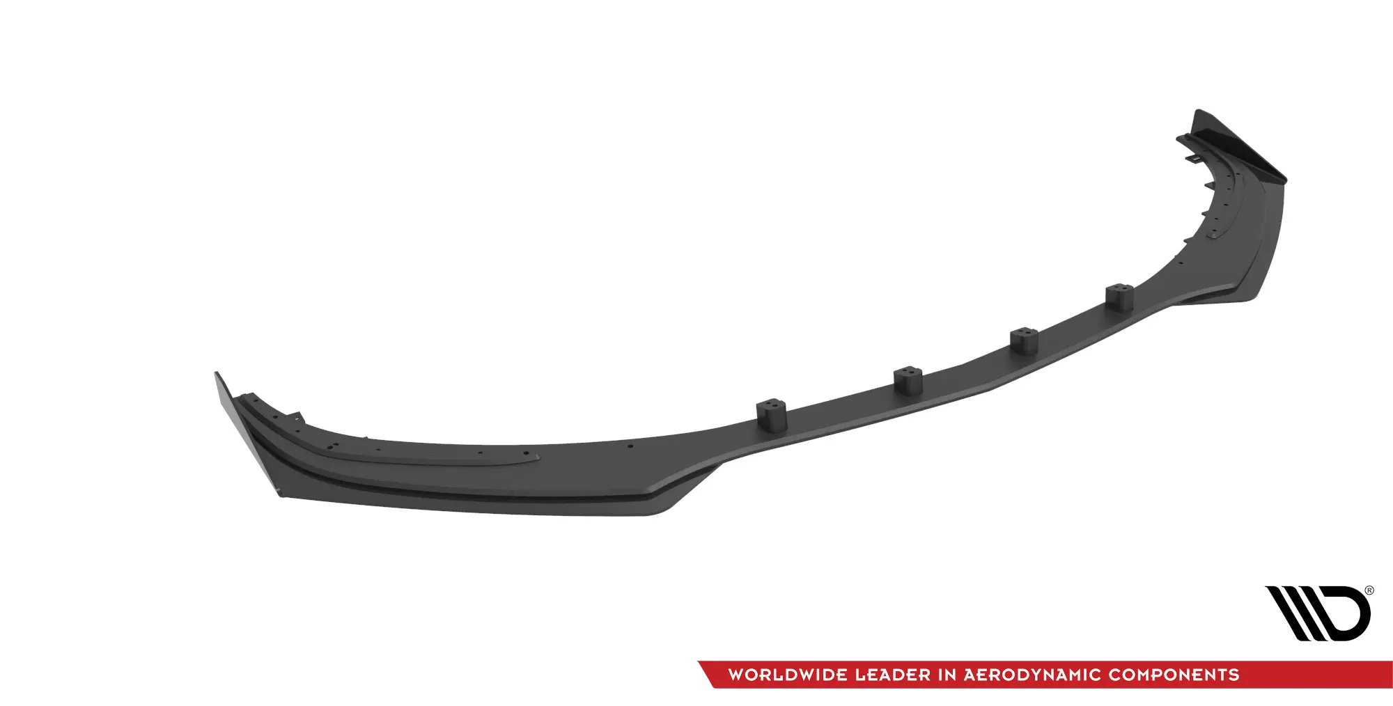 Frontspoiler + flopper Mercedes-Benz C63 AMG (W205 / S205) facelift 2018 - 2021 | Street Pro Black Edition – bilde 5