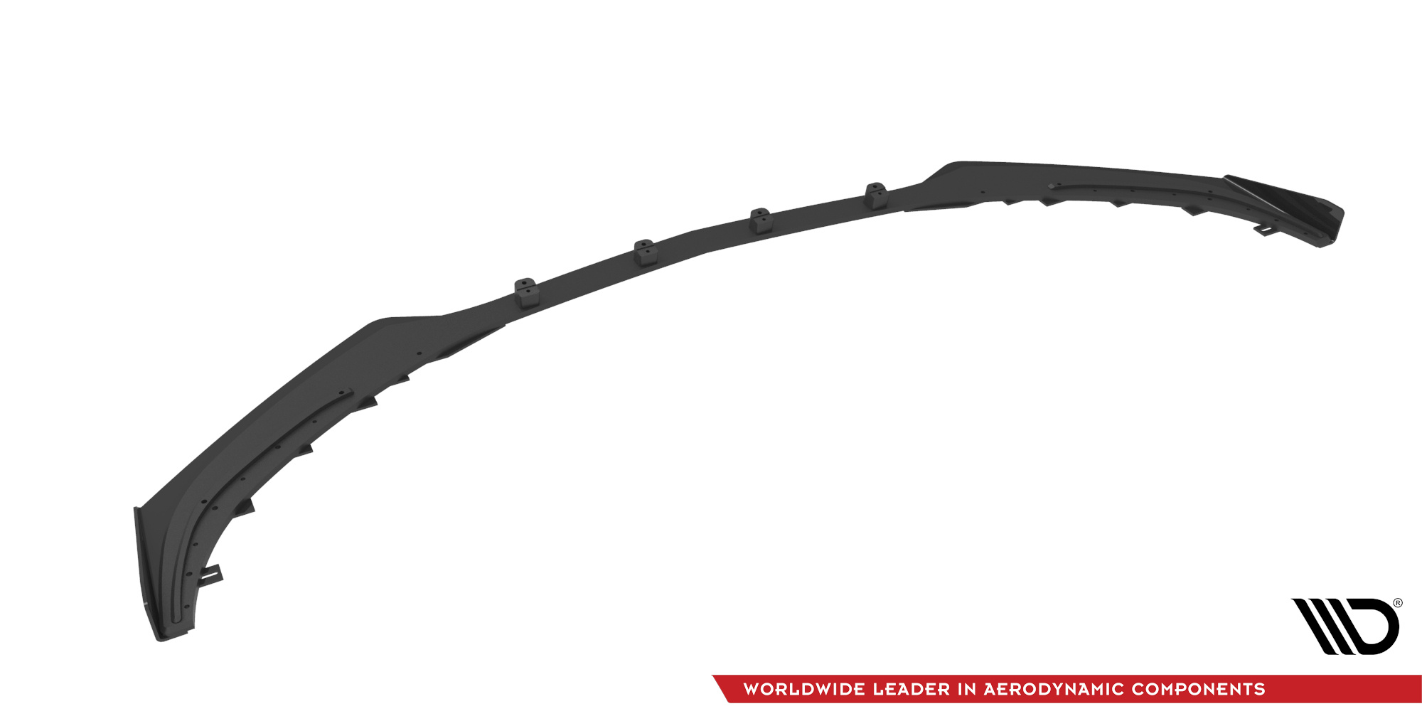 Frontspoiler + flopper Mercedes-Benz C63 AMG (W205 / S205) facelift 2018 - 2021 | Street Pro Black Edition – bilde 6