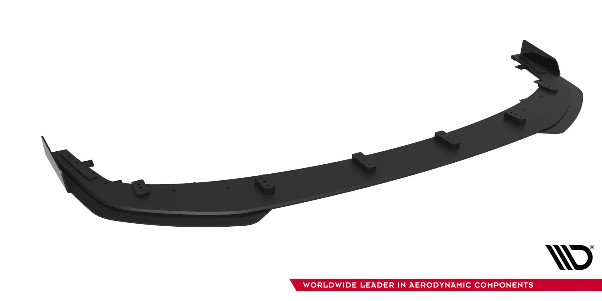 Frontspoiler + Flopper Mitsubishi Lancer EVO X 2007 - 2015 | Street Pro Black Edition – bilde 4