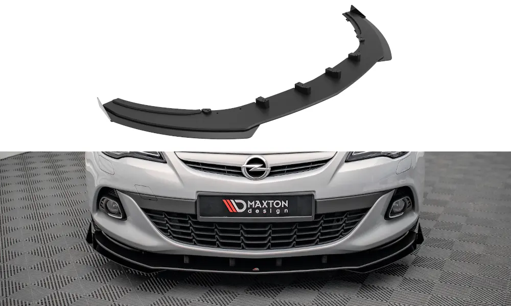 Frontspoiler + Flopper Opel Astra J GTC OPC-Line 2011-2018 | V.1 Street Pro Black Edition – bilde 2