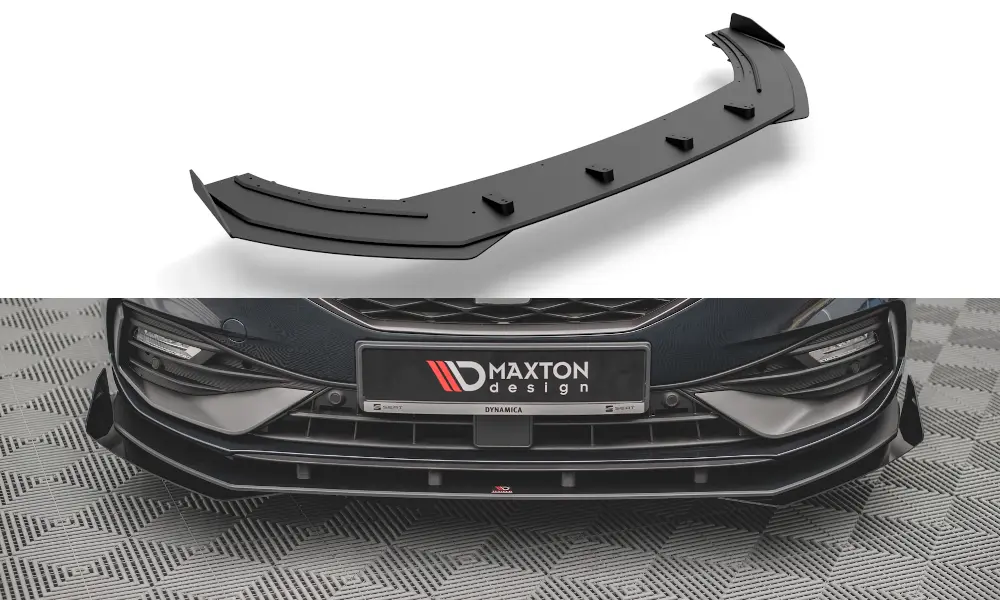 Frontspoiler + Flopper Seat Leon IV FR 2020-> | Street Pro Black Edition – bilde 2