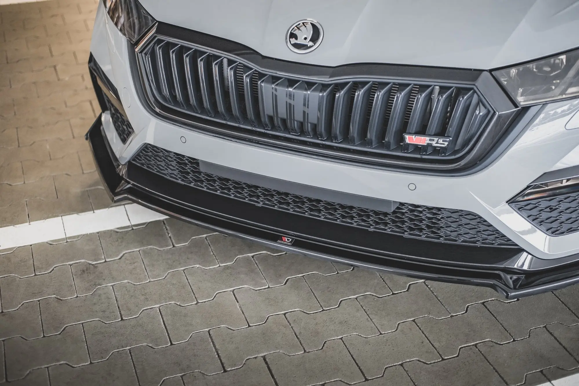 Frontspoiler + Flopper Skoda Octavia IV RS 2020 -> | V.2 Glossy Black Edition