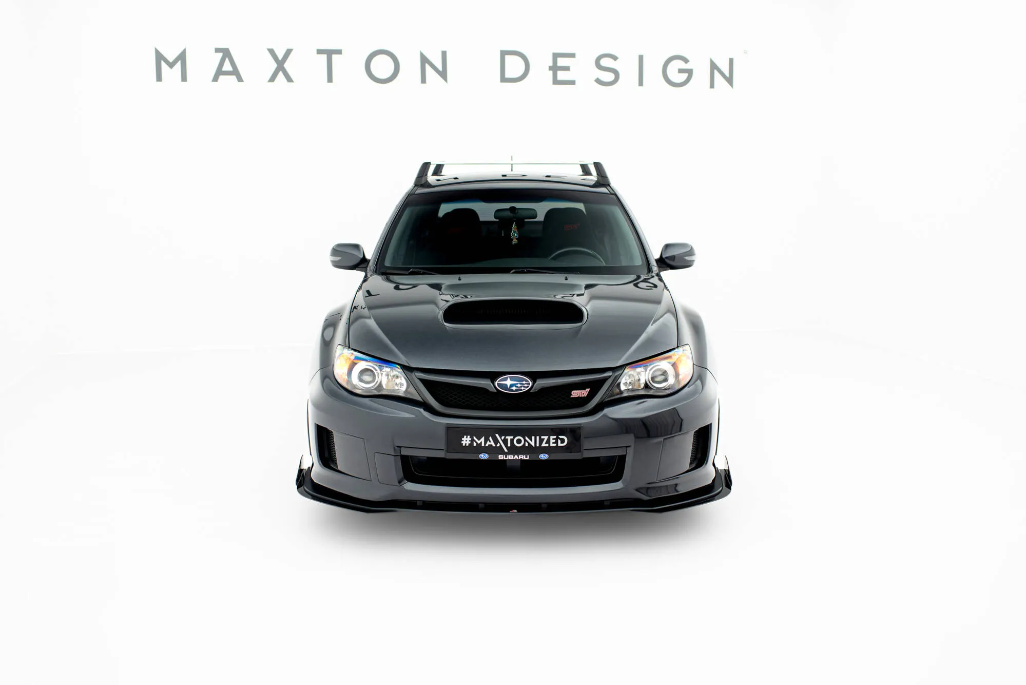 Frontspoiler + Flopper Subaru Impreza WRX STI III Facelift 2010 - 2014 | Street Pro Black Edition – bilde 2