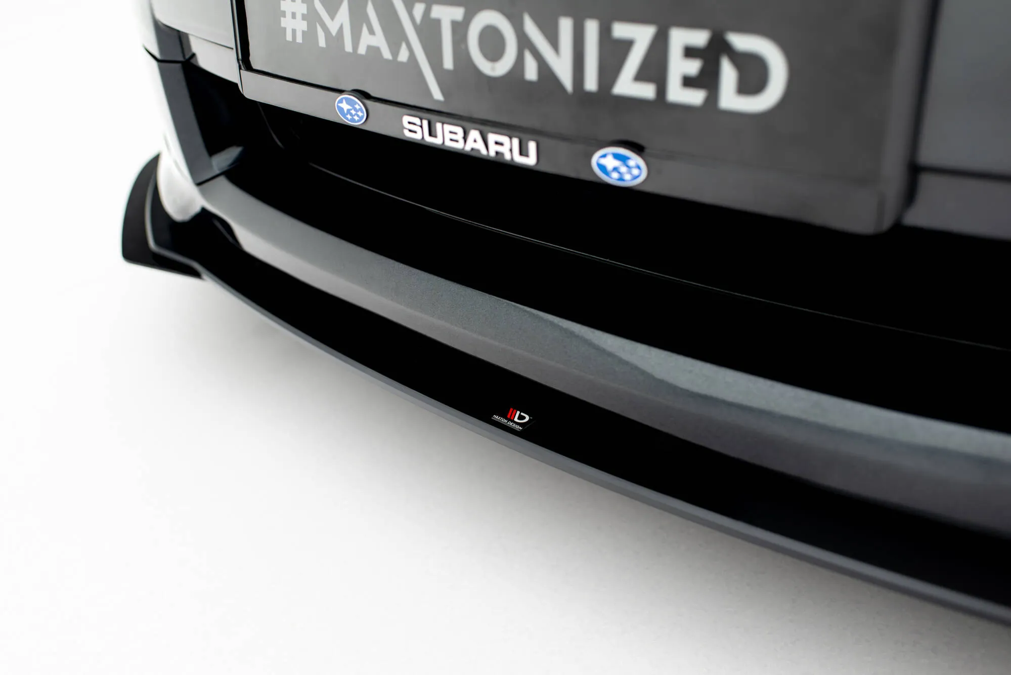 Frontspoiler + Flopper Subaru Impreza WRX STI III Facelift 2010 - 2014 | Street Pro Black Edition – bilde 3