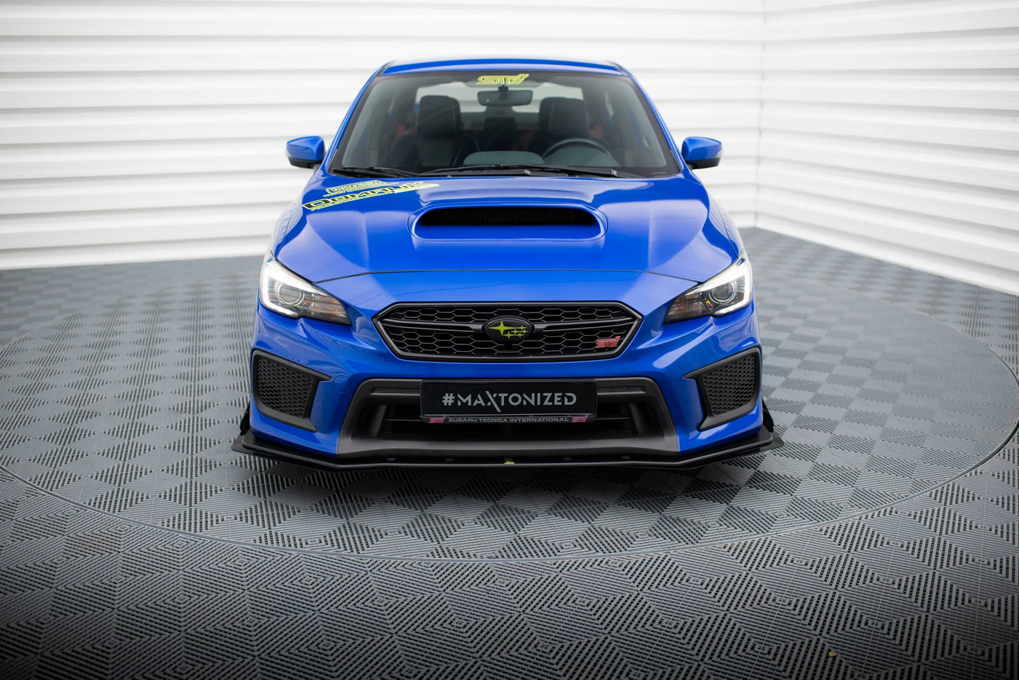 Frontspoiler + Flopper Subaru WRX STI I Facelift 2017 - 2021 | Street Pro Black Edition – bilde 2