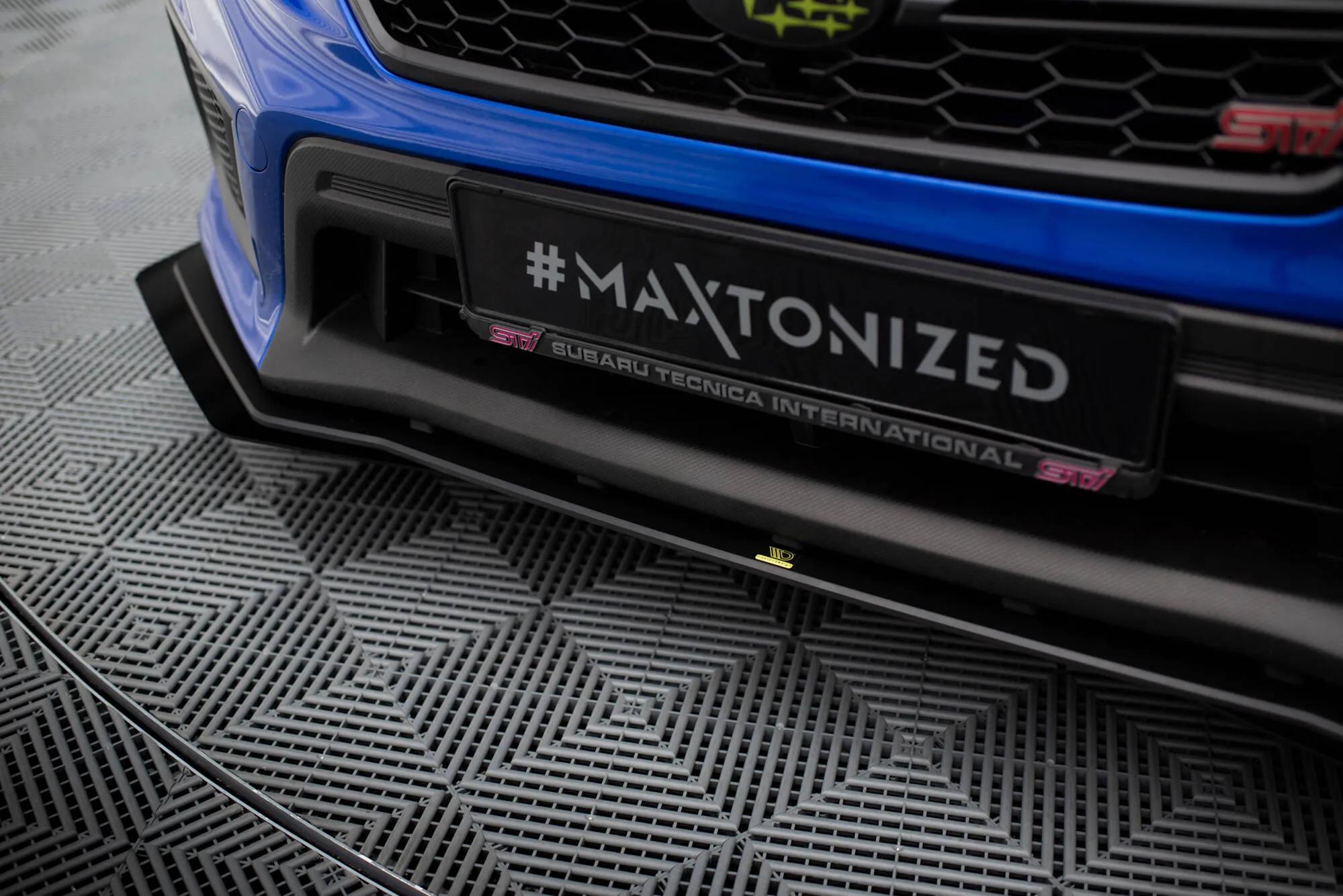 Frontspoiler + Flopper Subaru WRX STI I Facelift 2017 - 2021 | Street Pro Black Edition – bilde 3