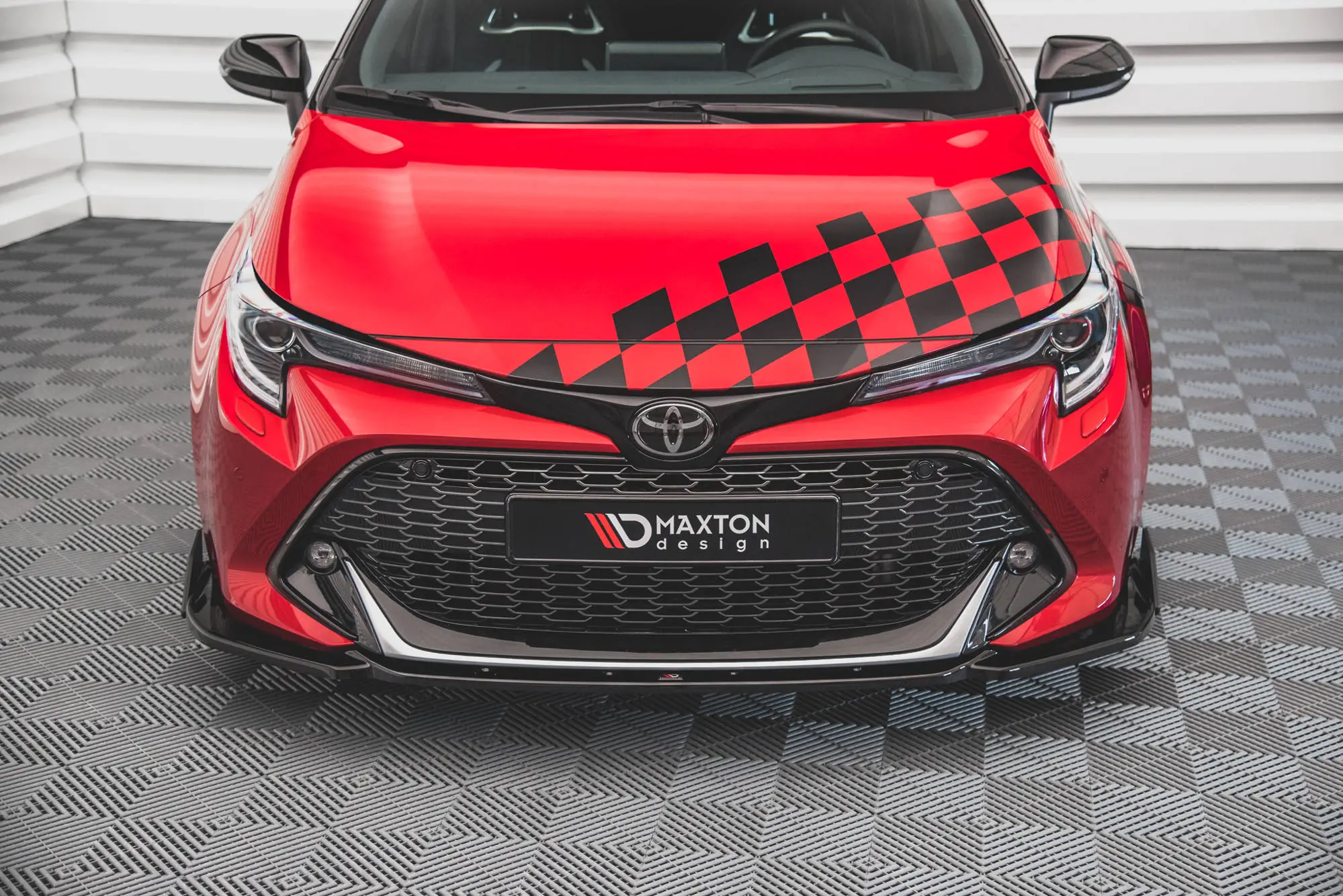 Frontspoiler + Flopper Toyota Corolla XII GR Sport 2019 -> | V.1 Glossy Black Edition