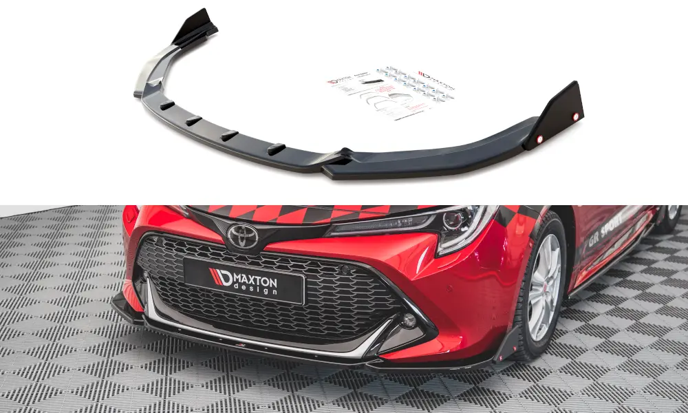 Frontspoiler + Flopper Toyota Corolla XII GR Sport 2019 -> | V.1 Glossy Black Edition – bilde 2