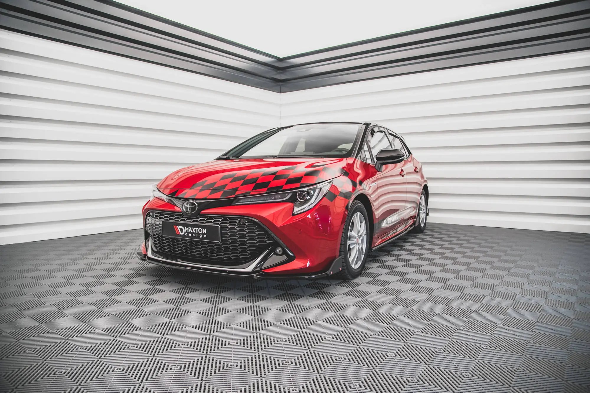 Frontspoiler + Flopper Toyota Corolla XII GR Sport 2019 -> | V.1 Glossy Black Edition – bilde 3