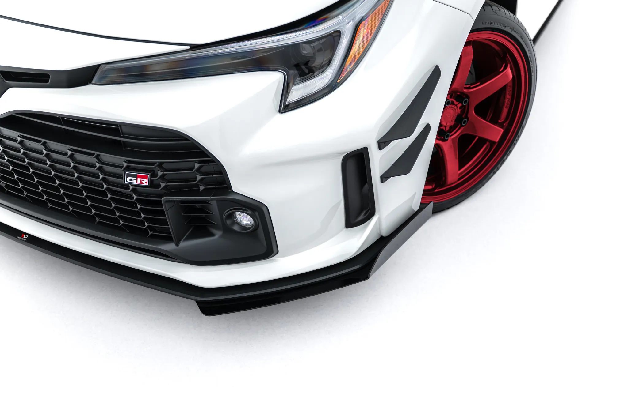 Frontspoiler + Flopper Toyota GR Corolla XII 2022 - 2024 | Street Pro Black Edition – bilde 4