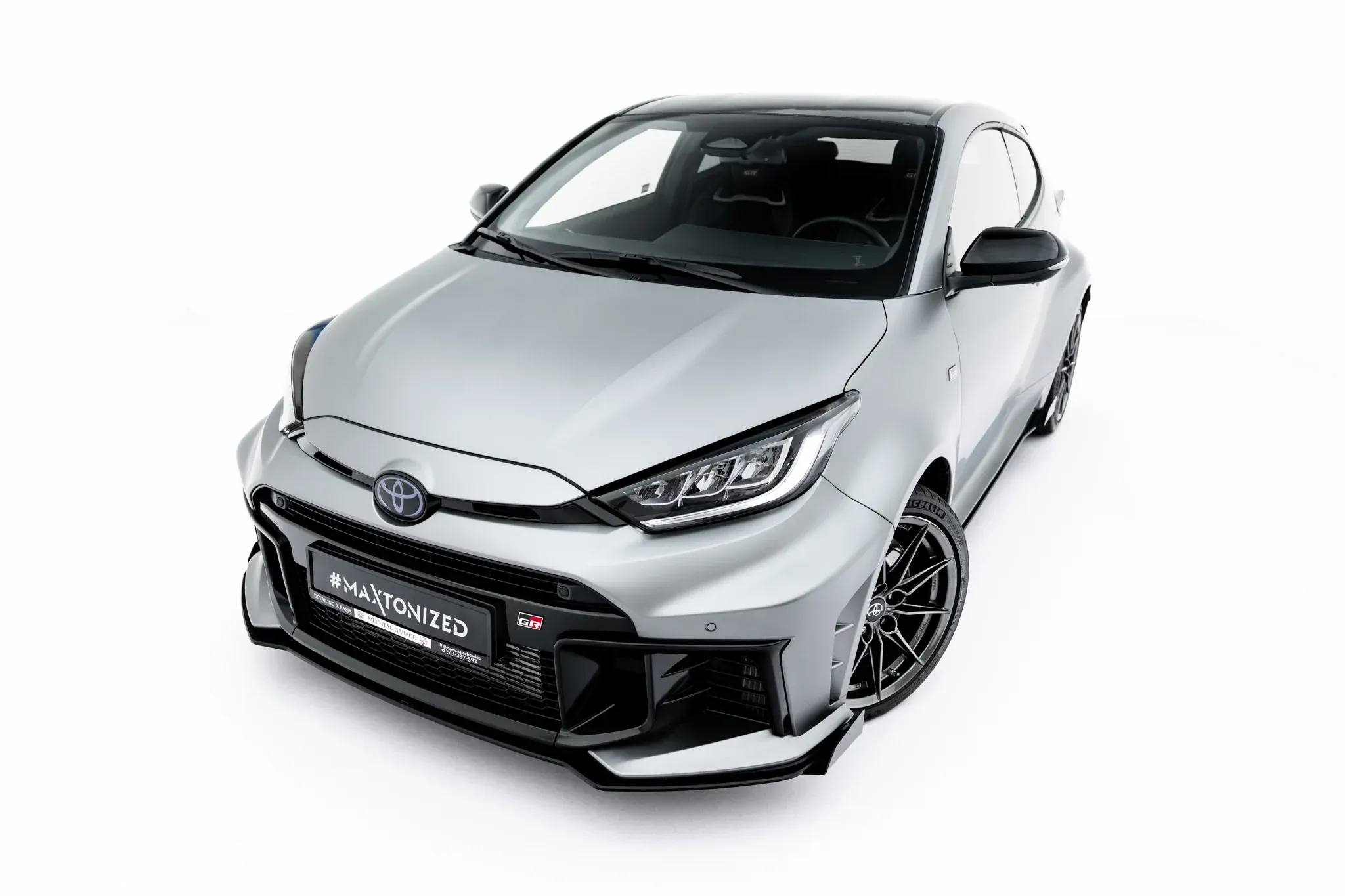 Frontspoiler + Flopper Toyota GR Yaris IV Facelift 2024 -> | Street Pro Black Edition – bilde 3