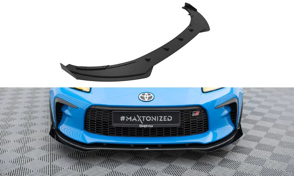 Frontspoiler + flopper Toyota GR86 2021 - > | V.1 Street Pro Black Edition – bilde 2