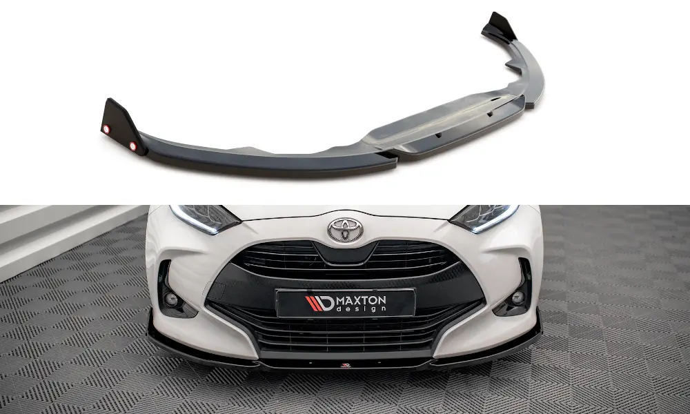 Frontspoiler + Flopper Toyota Yaris IV 2019 -> | V.1 Glossy Black Edition – bilde 3