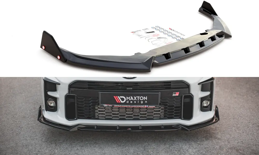 Frontspoiler + Flopper Toyota Yaris IV GR 2020-> | V.2 Glossy Black Edition – bilde 3