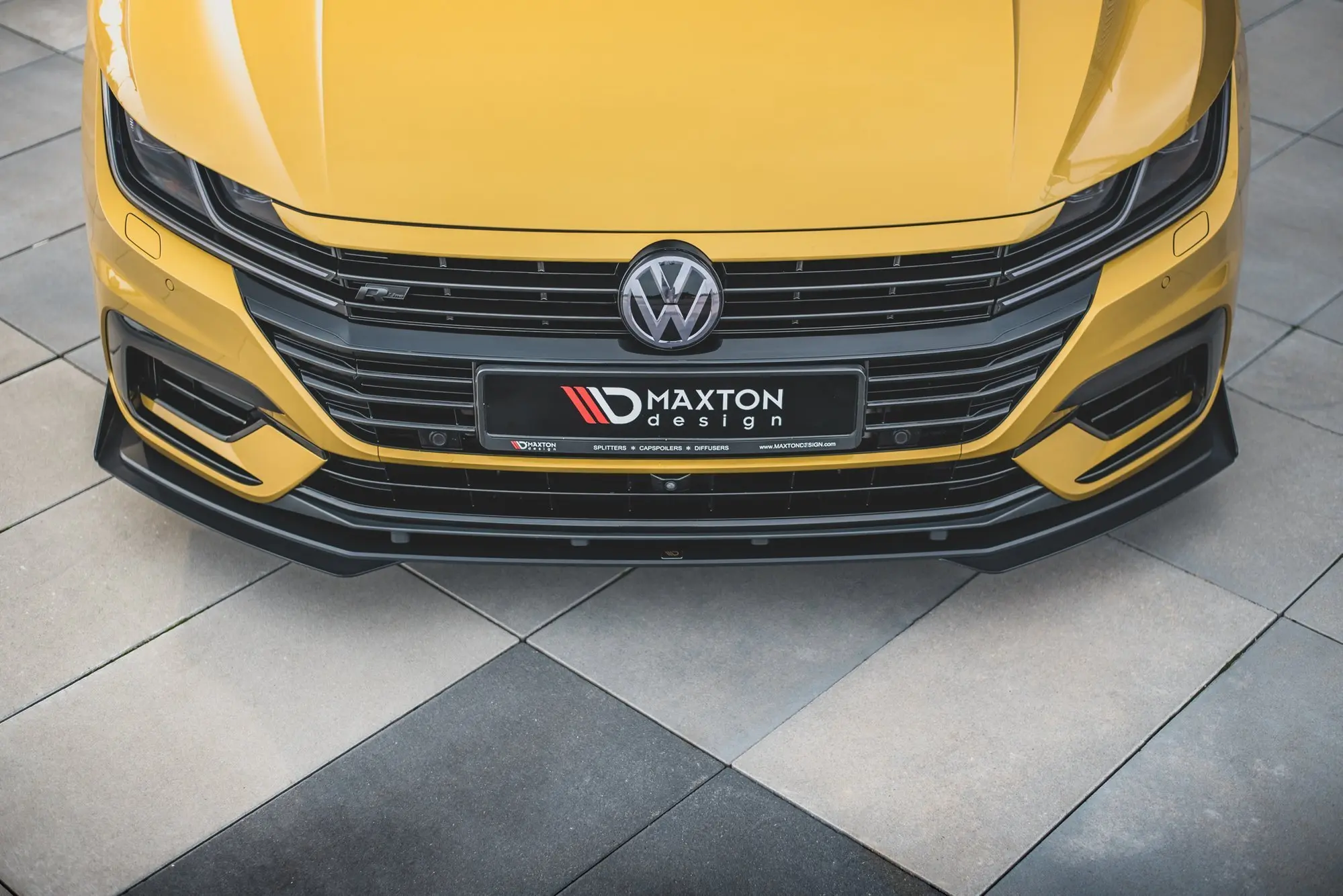 Frontspoiler + Flopper VW Arteon R-Line 2017 - 2020 | Racing Durability Black Edition