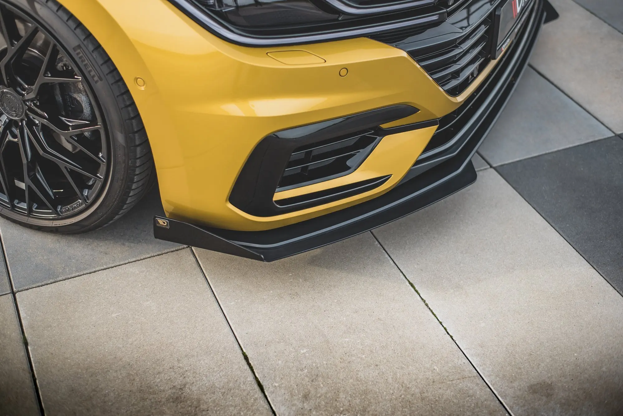Frontspoiler + Flopper VW Arteon R-Line 2017 - 2020 | Racing Durability Black Edition – bilde 2