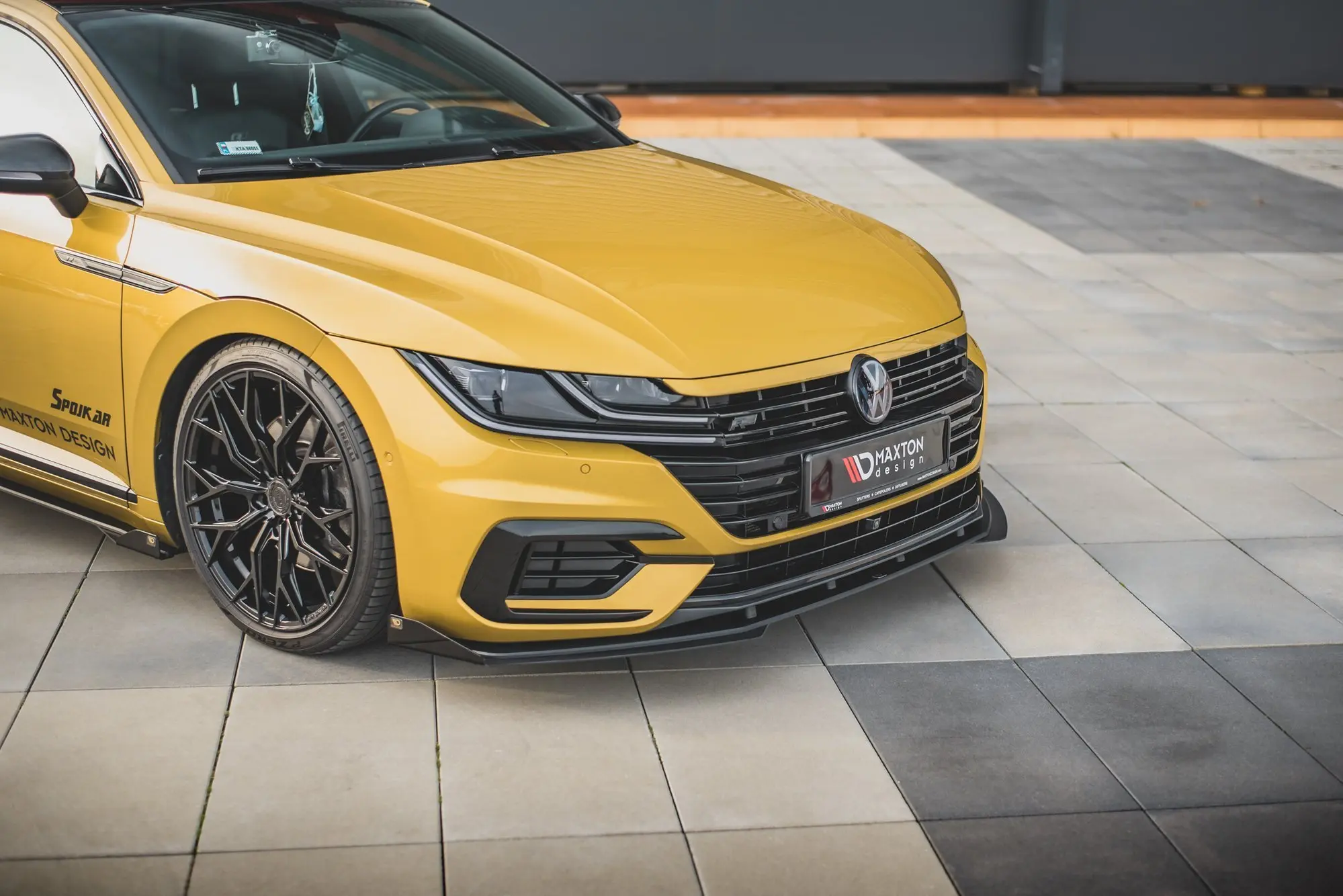 Frontspoiler + Flopper VW Arteon R-Line 2017 - 2020 | Racing Durability Black Edition – bilde 4