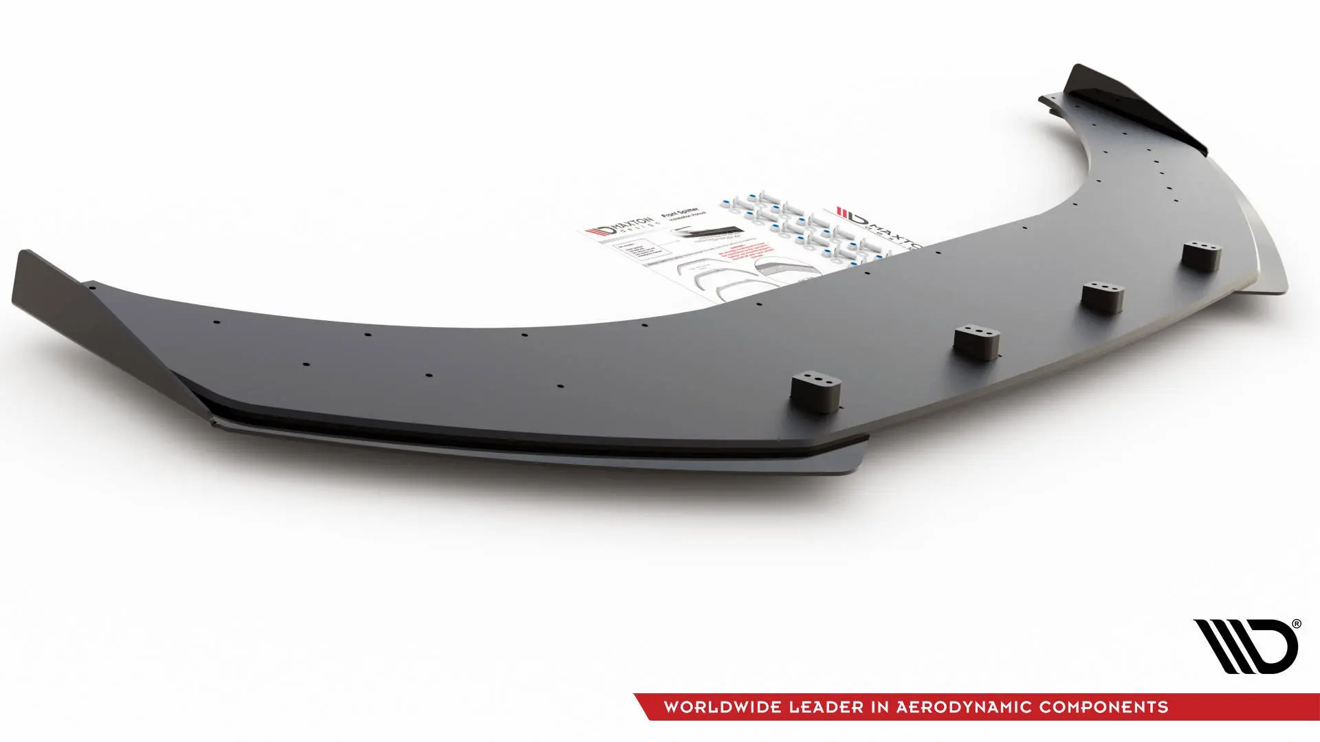 Frontspoiler + Flopper VW Arteon R-Line 2017 - 2020 | Racing Durability Black Edition – bilde 6
