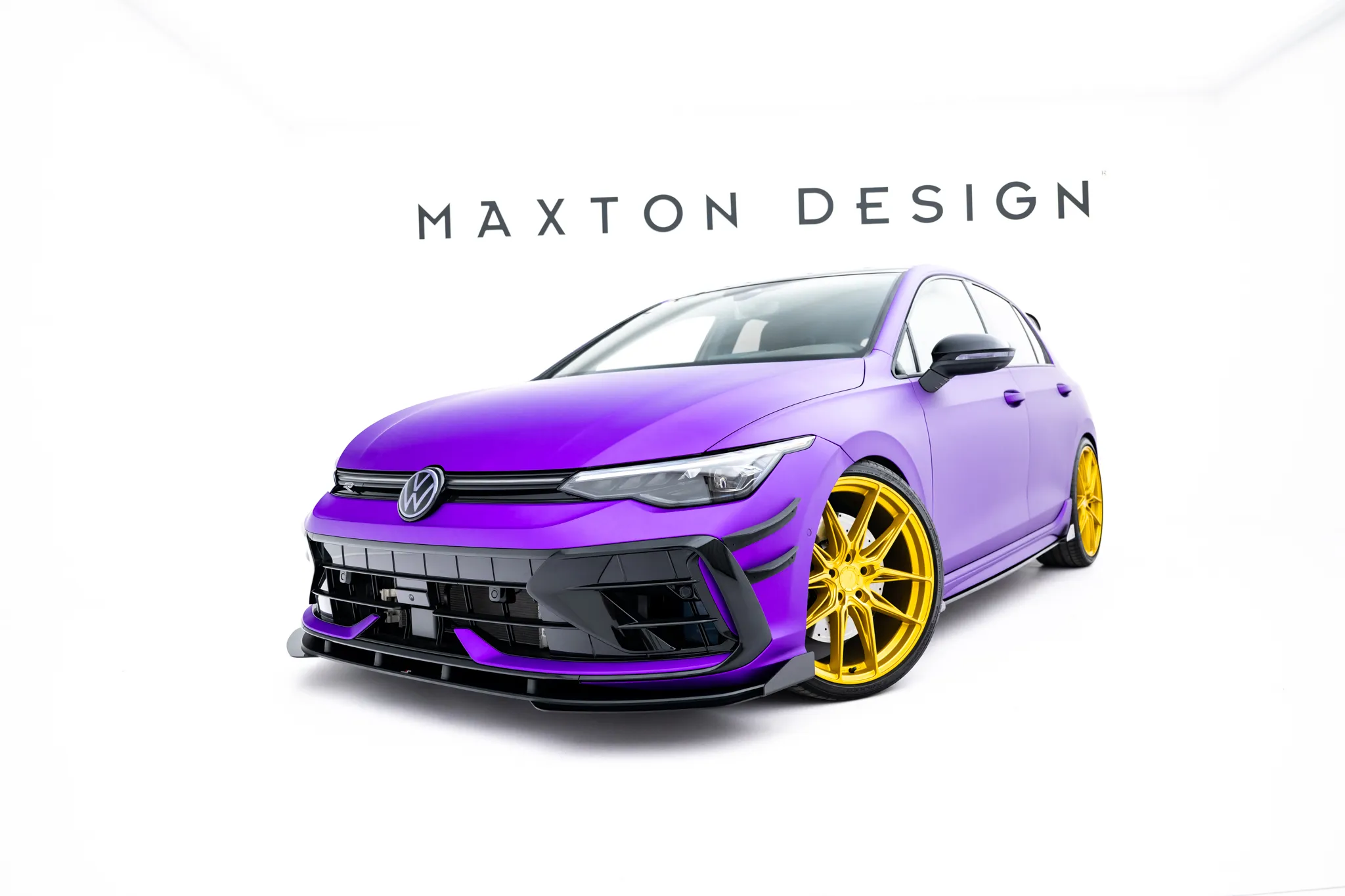 Frontspoiler + Flopper VW Golf R VIII Facelift 2024 -> | Street Pro Black Edition