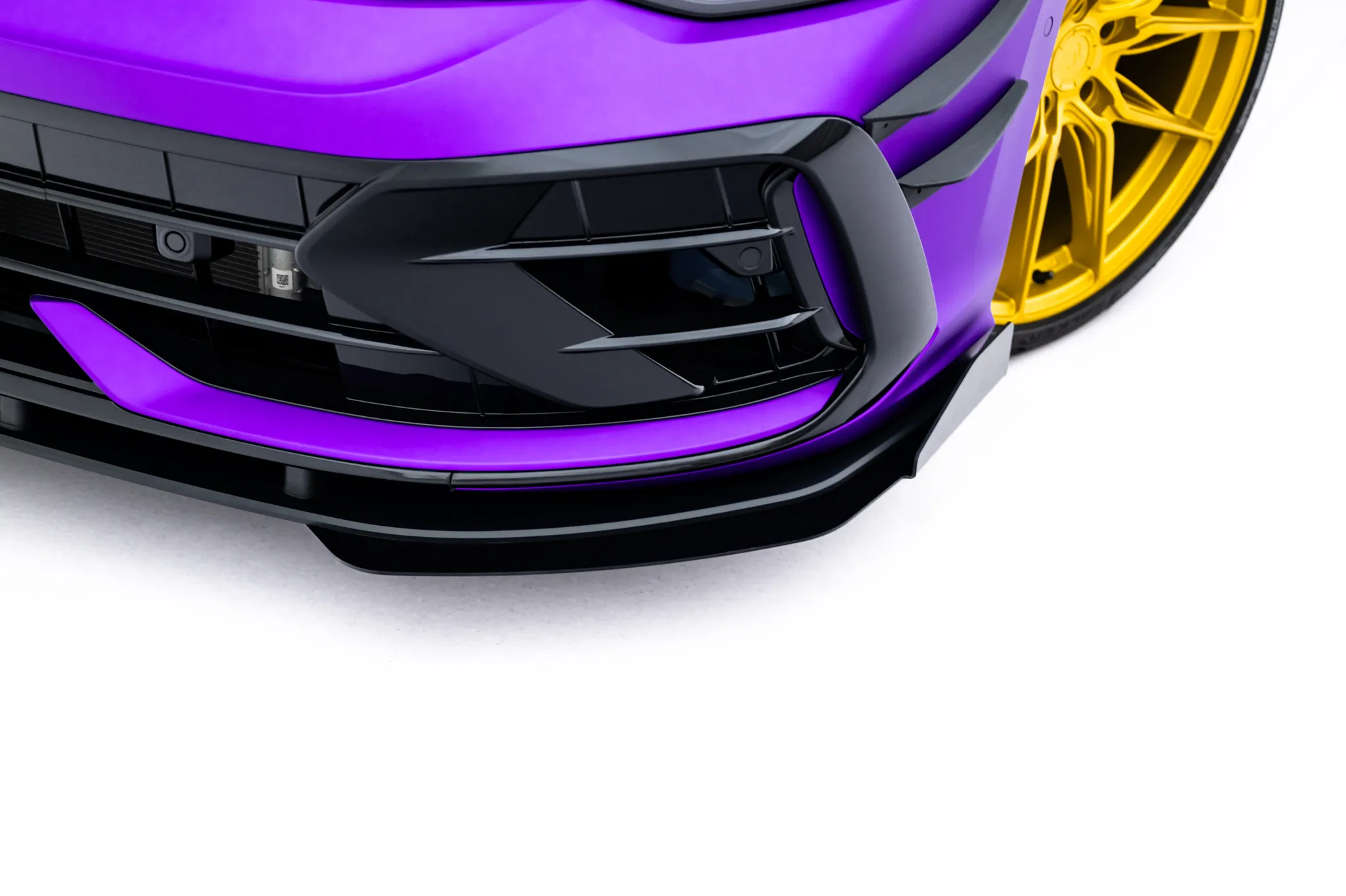 Frontspoiler + Flopper VW Golf R VIII Facelift 2024 -> | Street Pro Black Edition – bilde 5